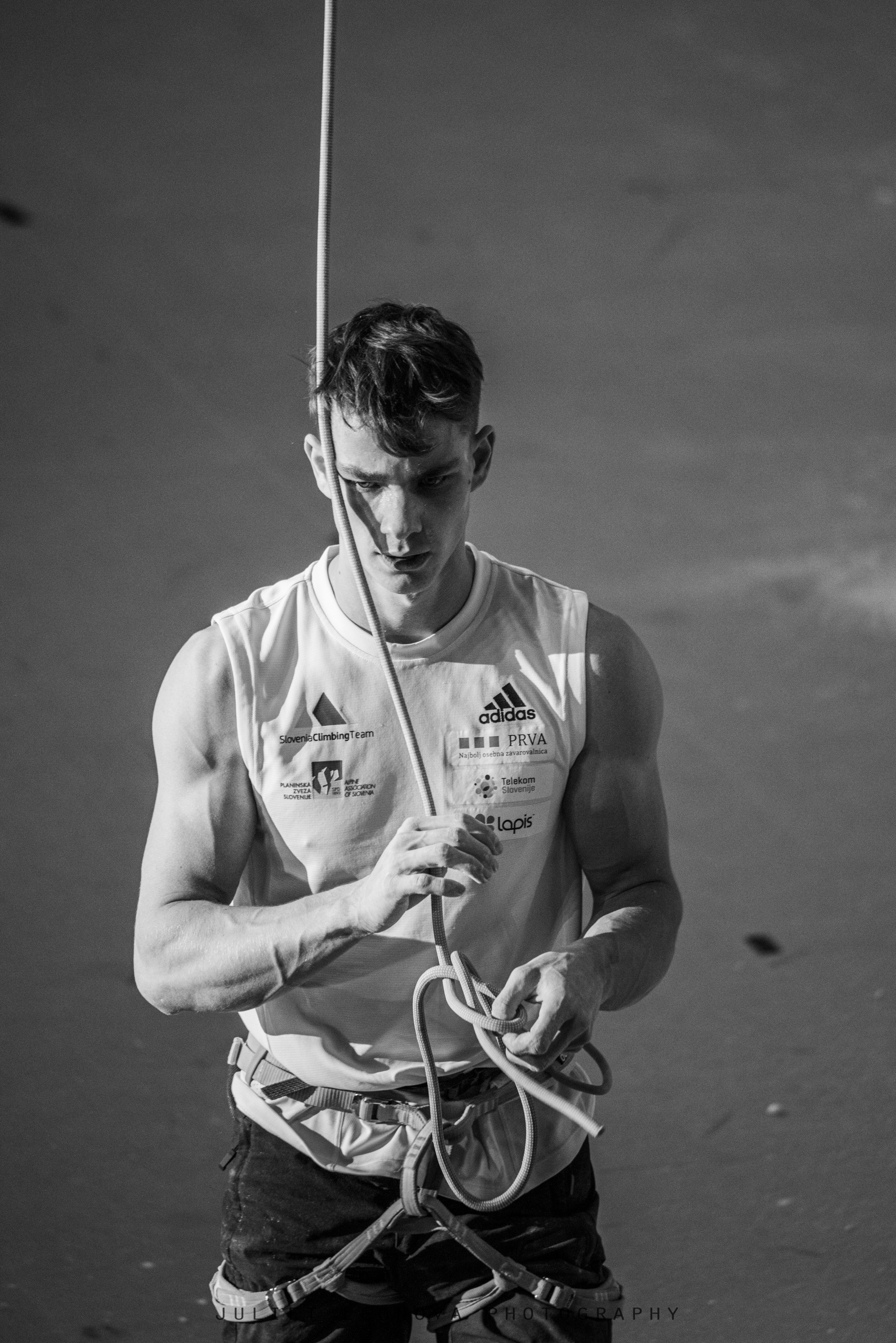 IFSC world championship lead Luka Protocar.