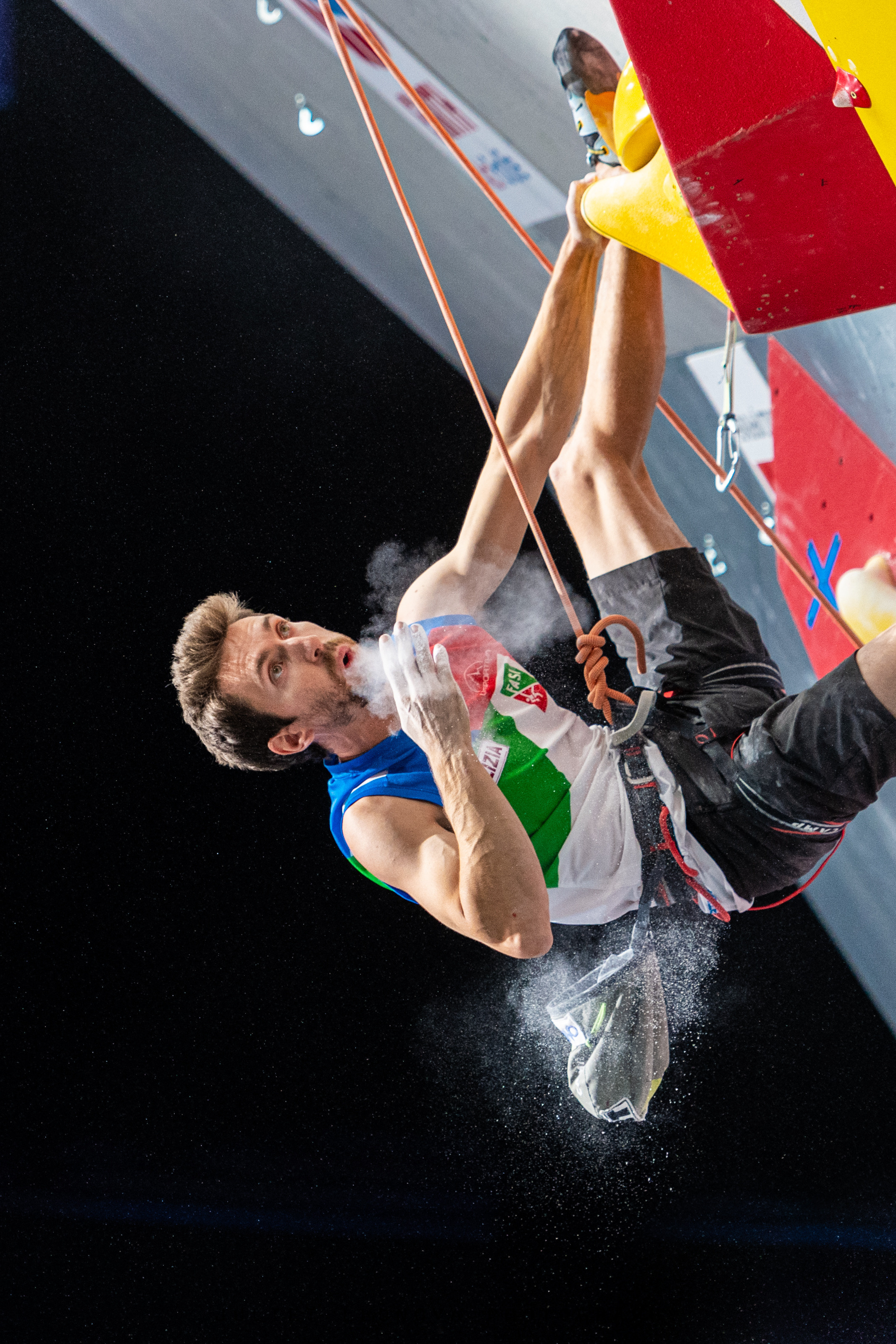 IFSC world championship lead Stefano Ghisolfi.