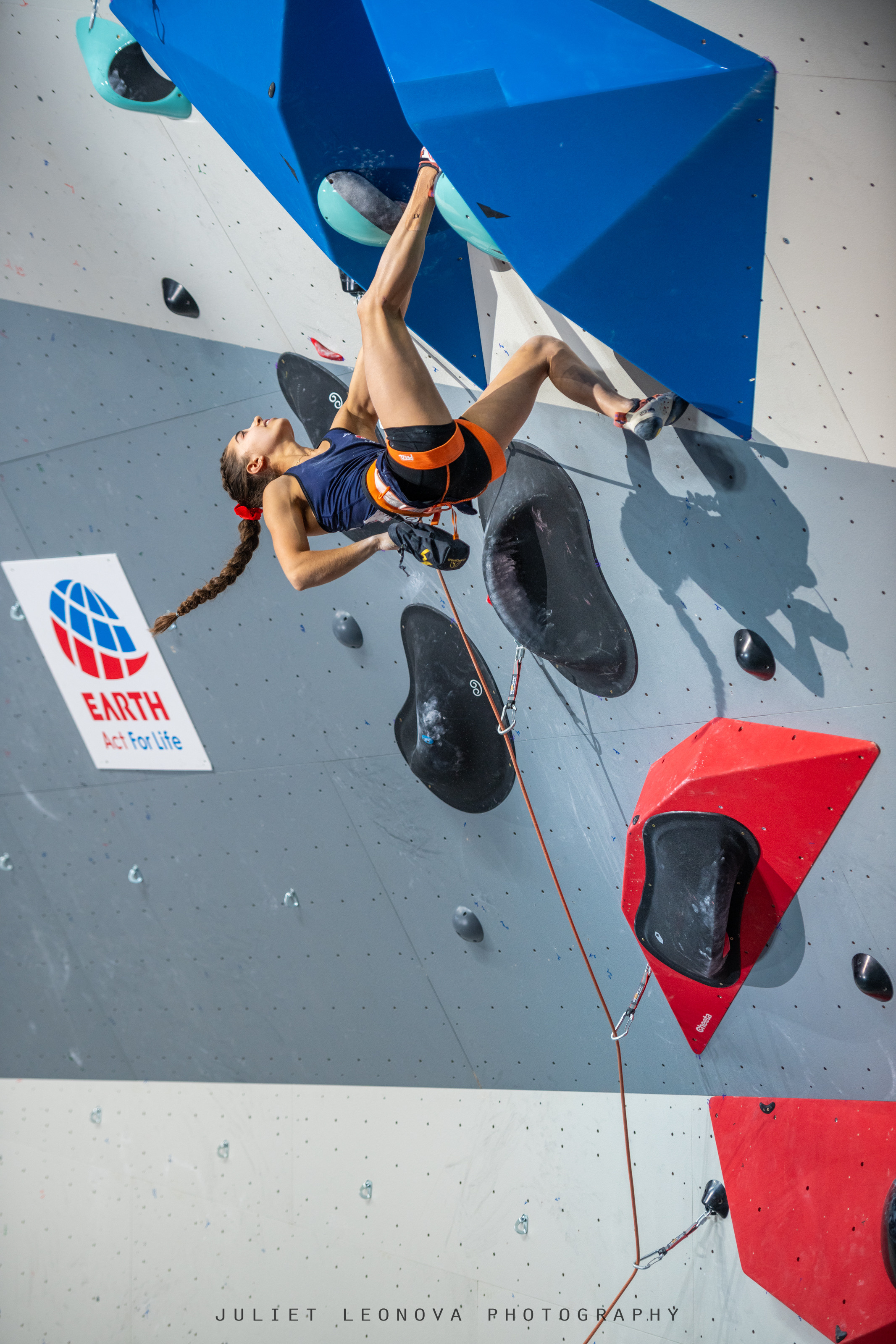 IFSC world championship lead Brooke Raboutou.