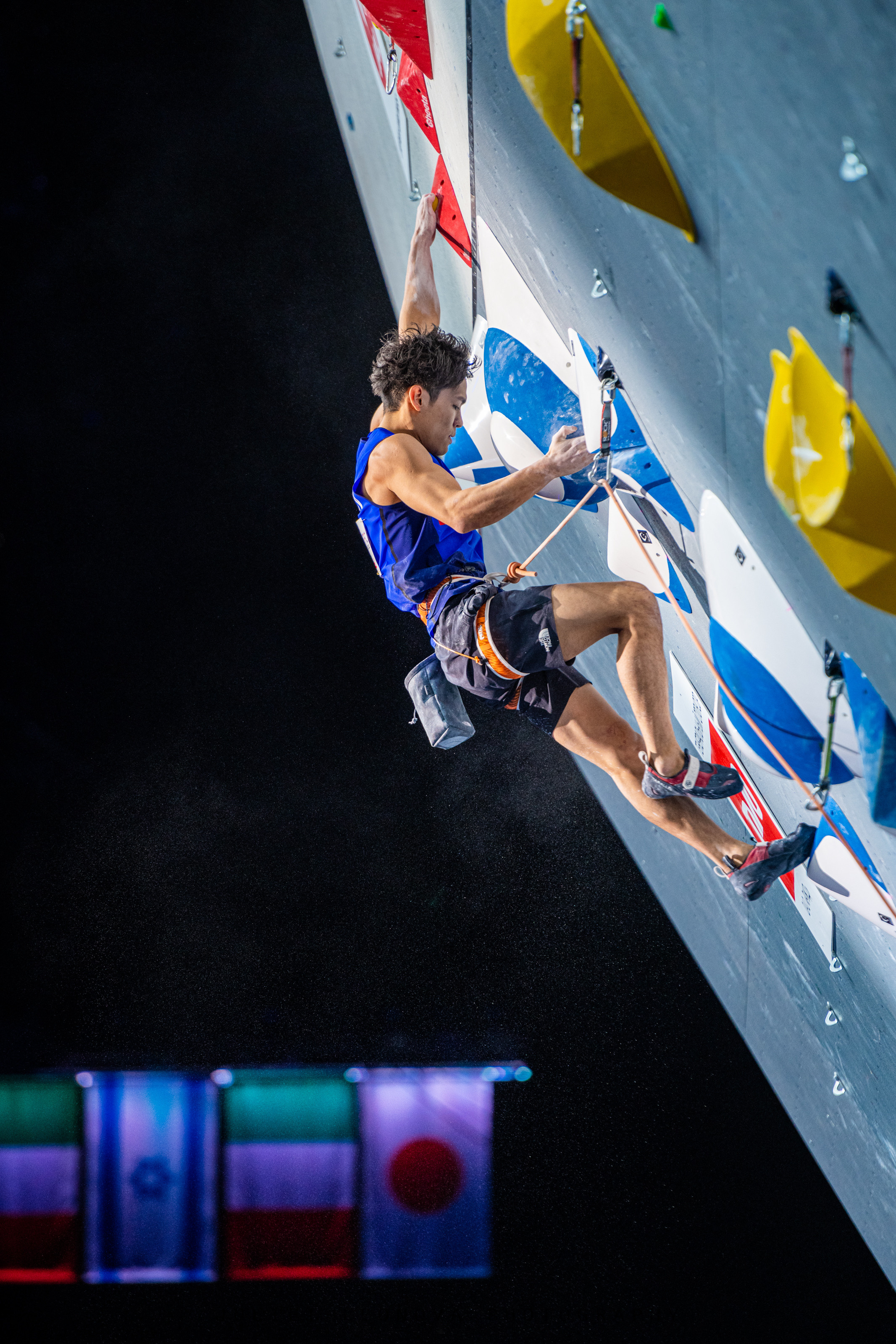 IFSC world championship lead Tomoa Narasaki.