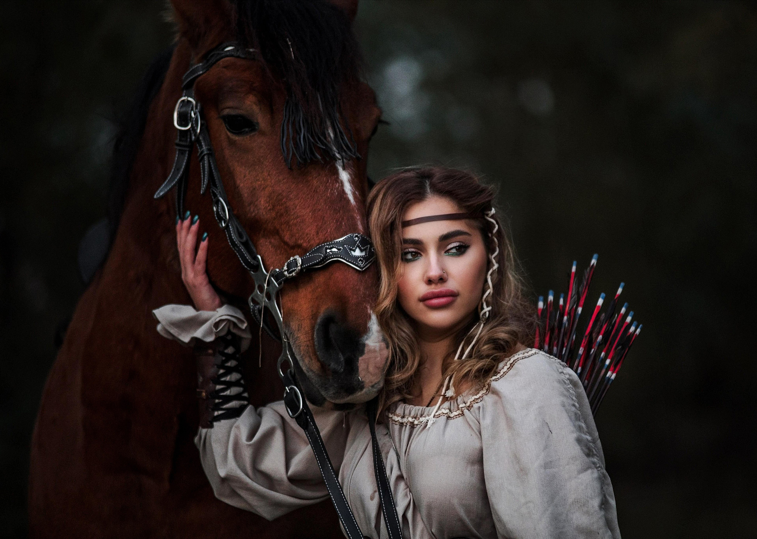 Лучница. Конный и театральный фотограф Анапа