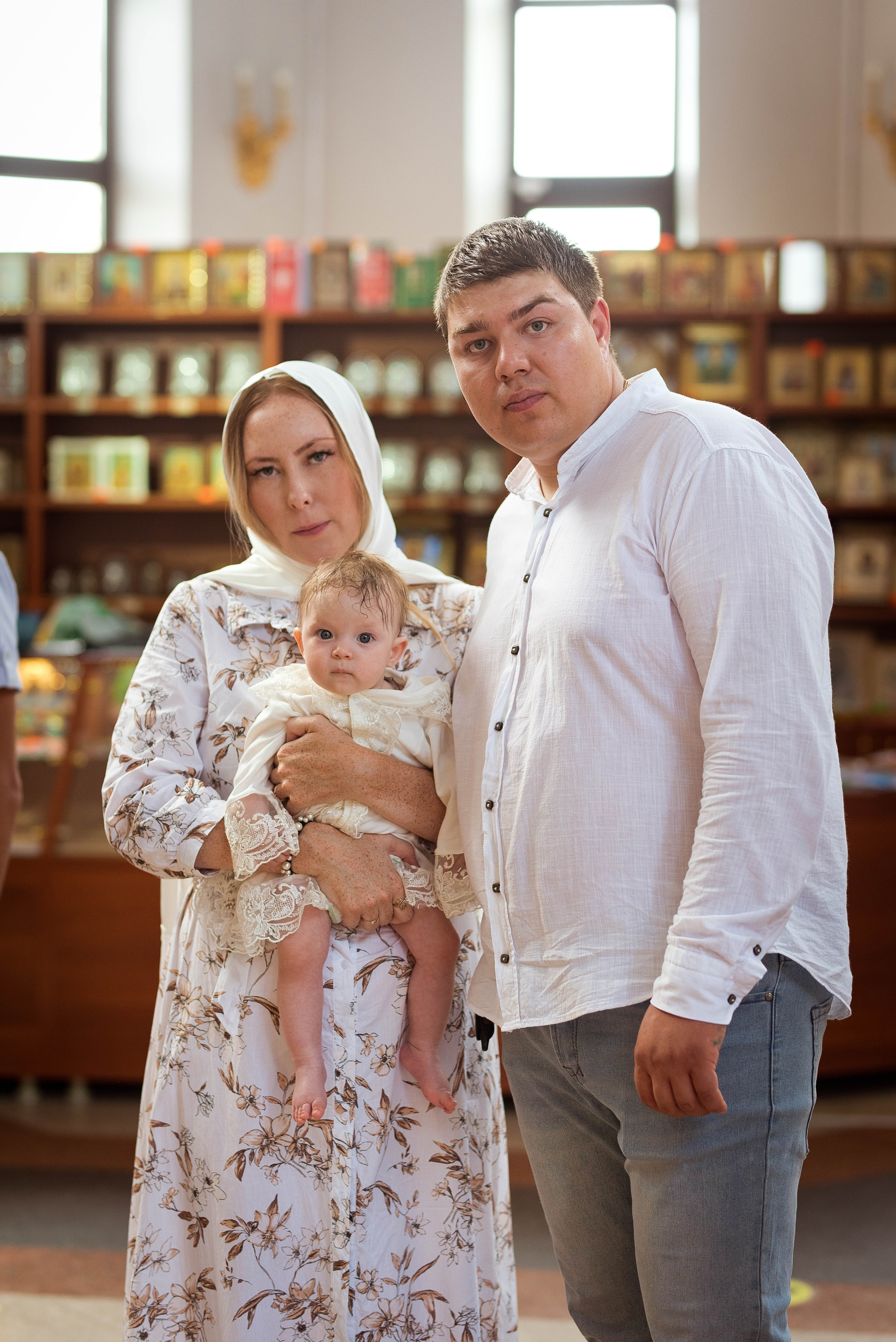 Крещение Варвары. Свадебный и семейный фотограф Яна Стражева. Волгоград, Москва