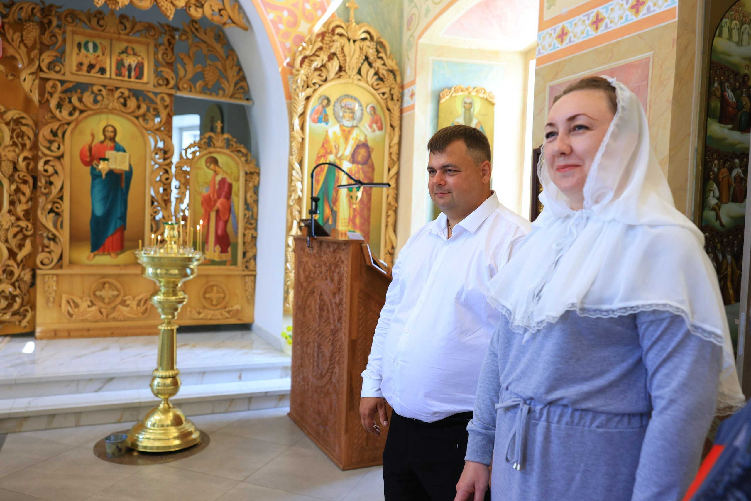 Крещение в храме храме св. Николая Угодника. Репортаж, пример без обработки. Фотограф в Туле Крупский АнДРей. Фотостудия «КАДР71» в Туле