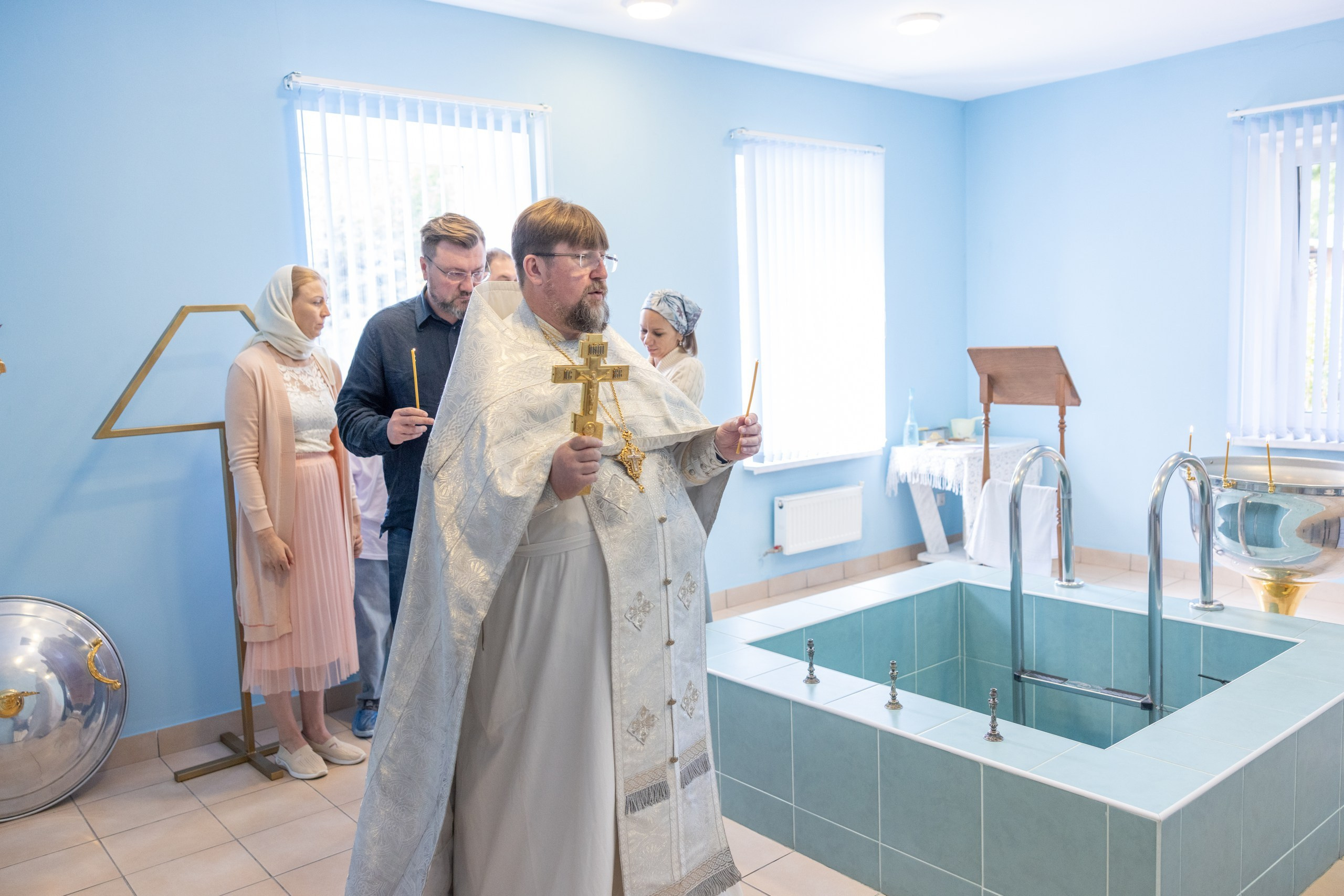 Крещение в Храме Серафима Саровского в Туле. Фотограф в Туле Крупский АнДРей. Фотостудия «КАДР71» в Туле