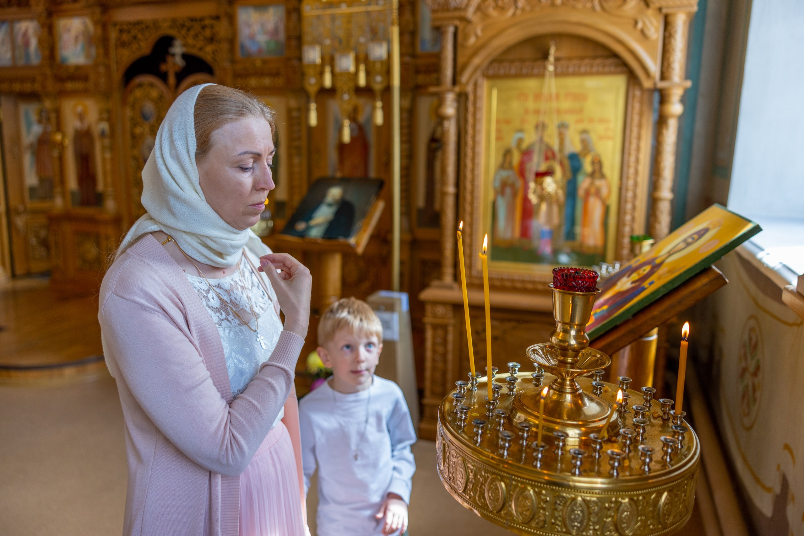 Крещение в Храме Серафима Саровского в Туле. Фотограф в Туле Крупский АнДРей. Фотостудия «КАДР71» в Туле