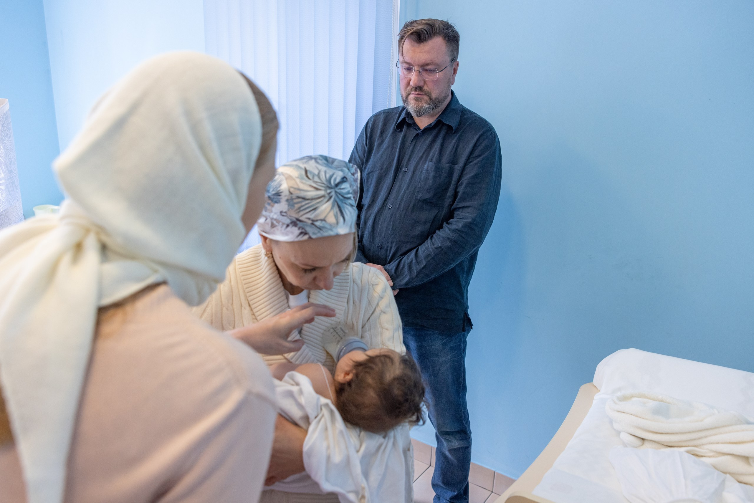Крещение в Храме Серафима Саровского в Туле. Фотограф в Туле Крупский АнДРей. Фотостудия «КАДР71» в Туле