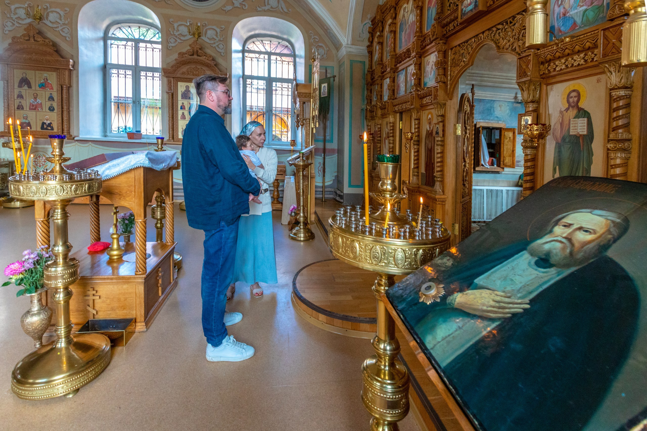Крещение в Храме Серафима Саровского в Туле. Фотограф в Туле Крупский АнДРей. Фотостудия «КАДР71» в Туле