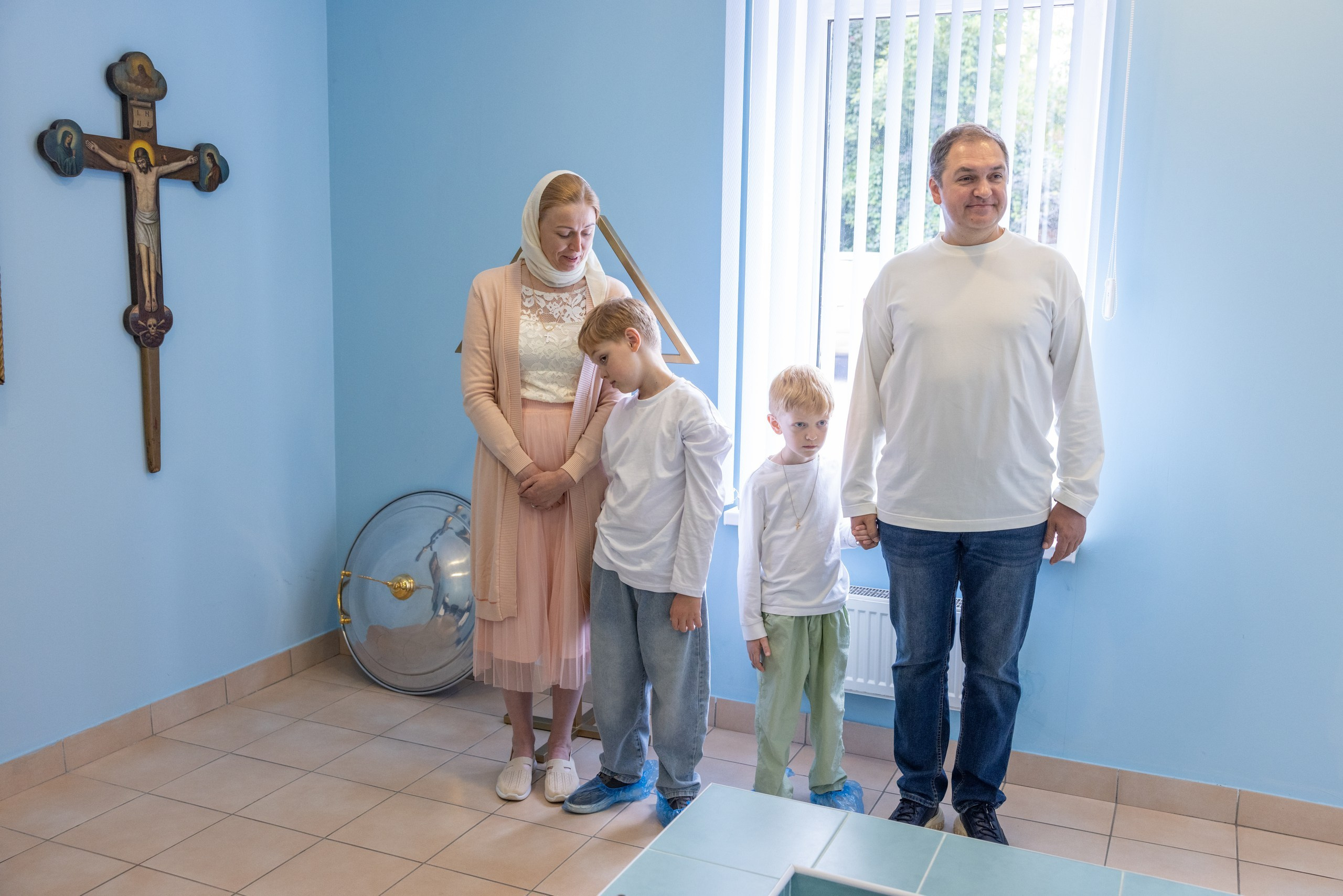 Крещение в Храме Серафима Саровского в Туле. Фотограф в Туле Крупский АнДРей. Фотостудия «КАДР71» в Туле