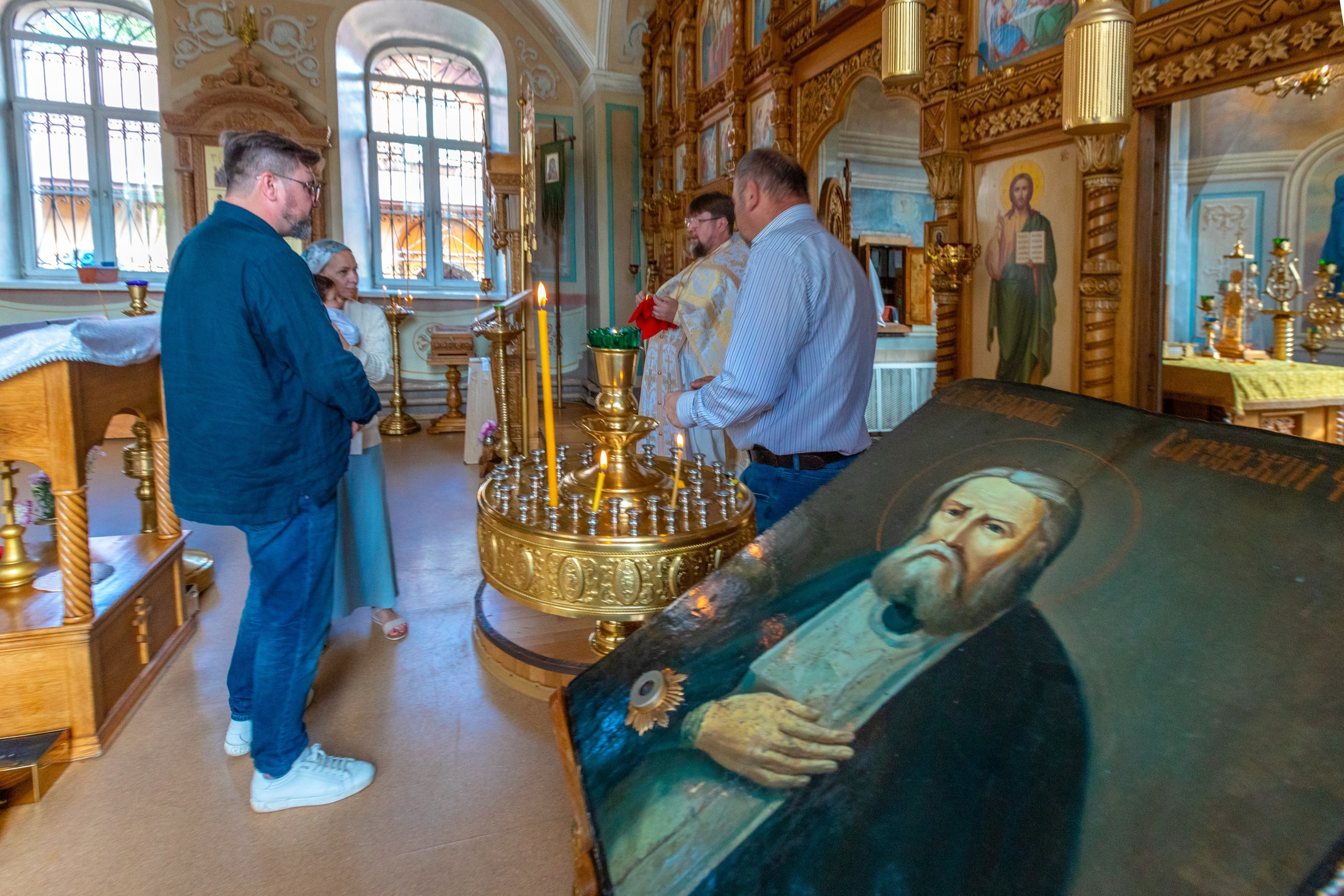 Крещение в Храме Серафима Саровского в Туле. Фотограф в Туле Крупский АнДРей. Фотостудия «КАДР71» в Туле