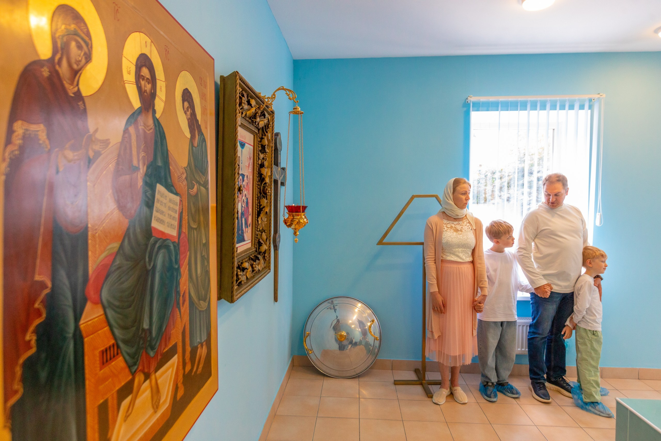 Крещение в Храме Серафима Саровского в Туле. Фотограф в Туле Крупский АнДРей. Фотостудия «КАДР71» в Туле