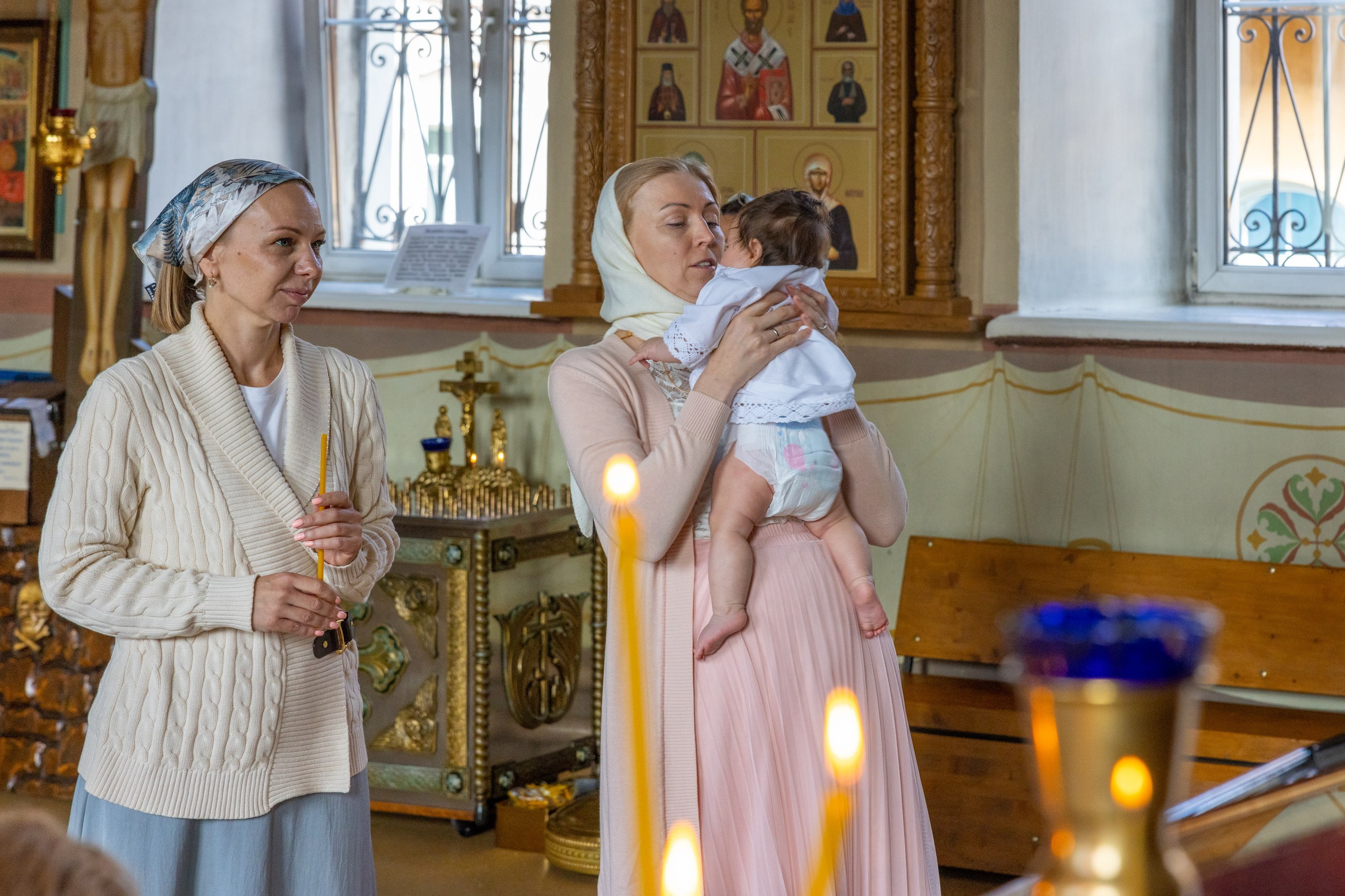 Крещение в Храме Серафима Саровского в Туле. Фотограф в Туле Крупский АнДРей. Фотостудия «КАДР71» в Туле