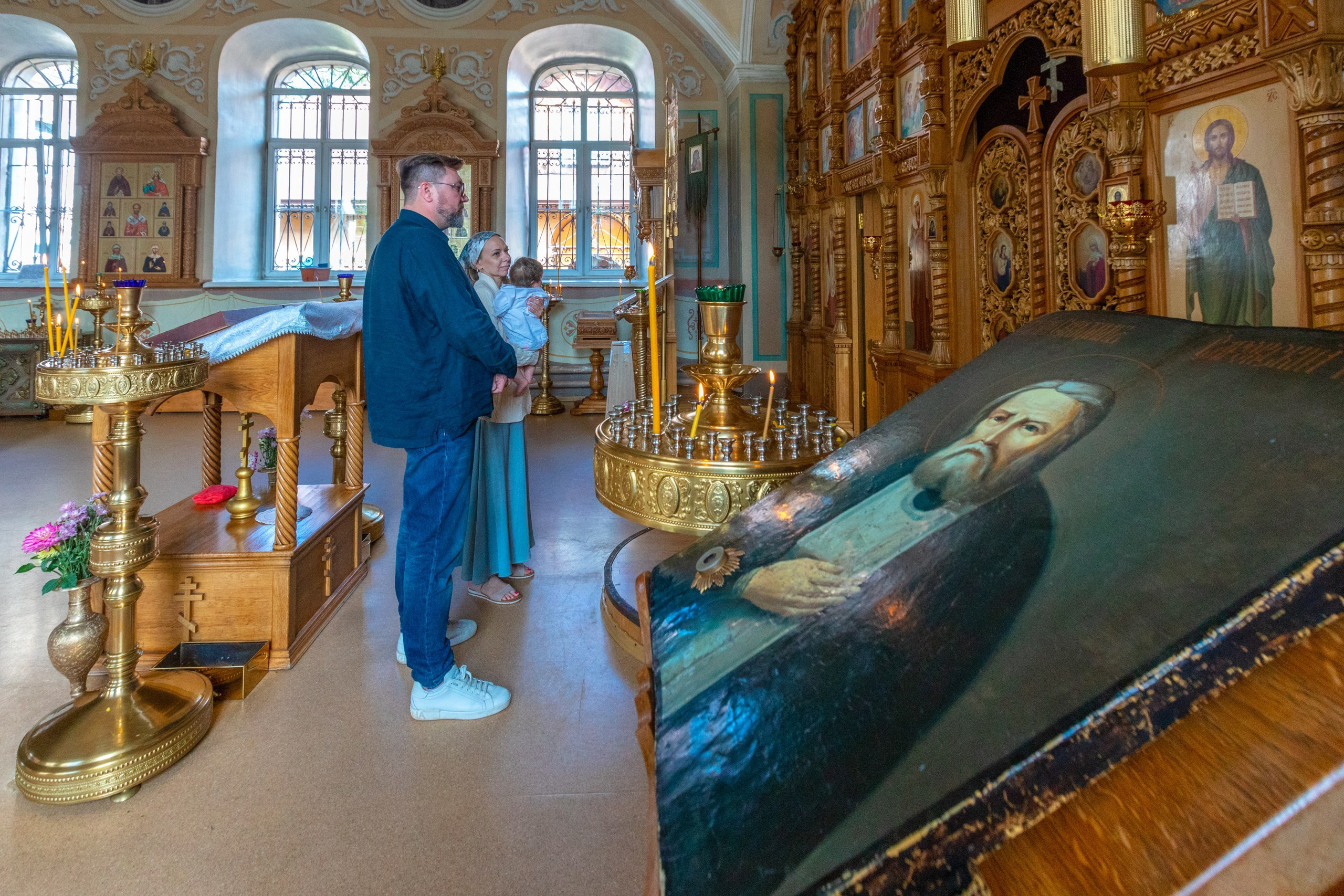 Крещение в Храме Серафима Саровского в Туле. Фотограф в Туле Крупский АнДРей. Фотостудия «КАДР71» в Туле