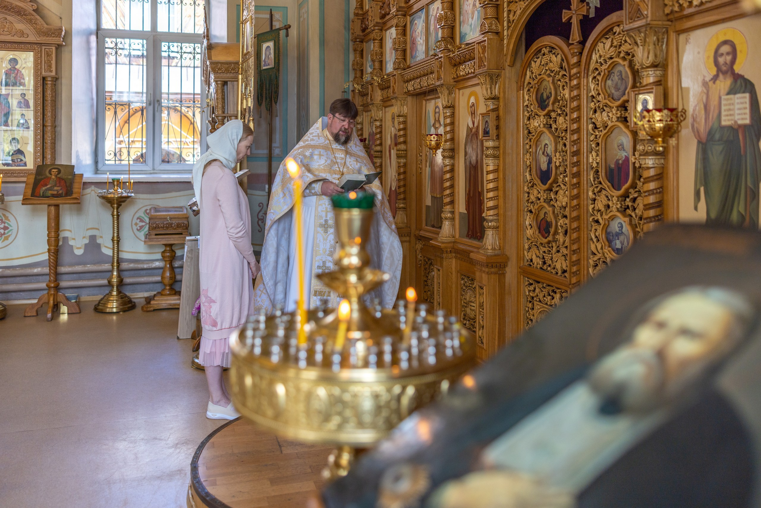 Крещение в Храме Серафима Саровского в Туле. Фотограф в Туле Крупский АнДРей. Фотостудия «КАДР71» в Туле