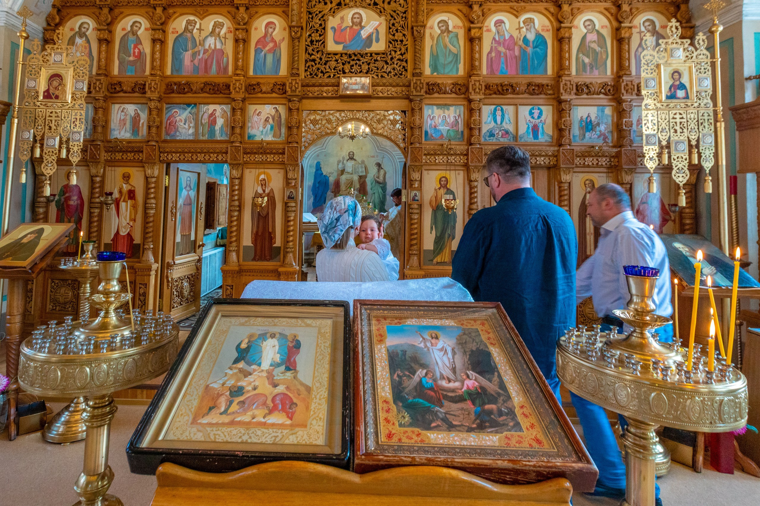 Крещение в Храме Серафима Саровского в Туле. Фотограф в Туле Крупский АнДРей. Фотостудия «КАДР71» в Туле