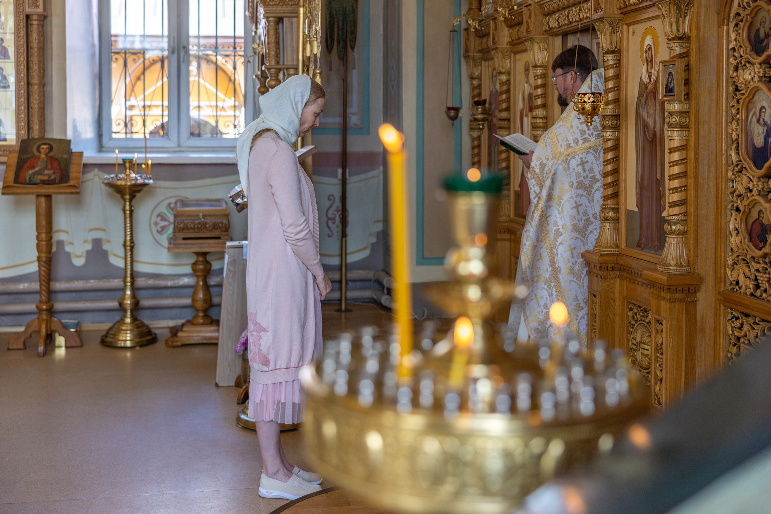 Крещение в Храме Серафима Саровского в Туле. Фотограф в Туле Крупский АнДРей. Фотостудия «КАДР71» в Туле
