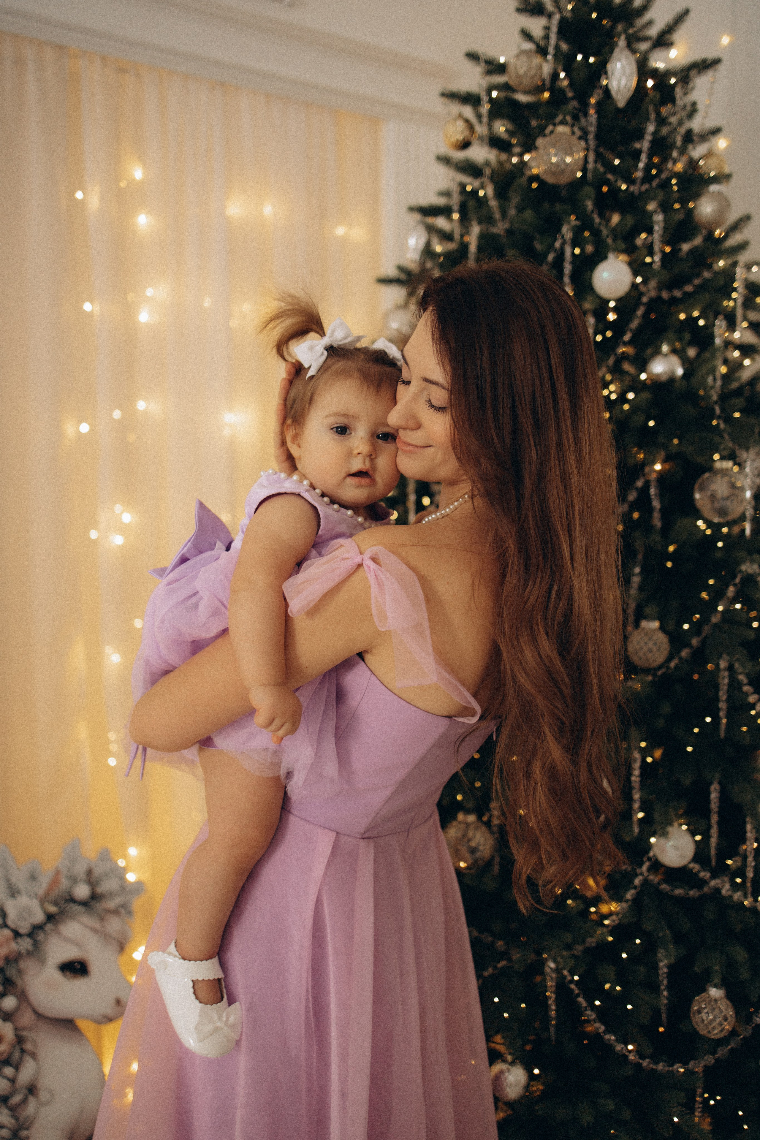 Новый год маленькой Анечки. Семейный фотограф в Москве Анастасия Шалда