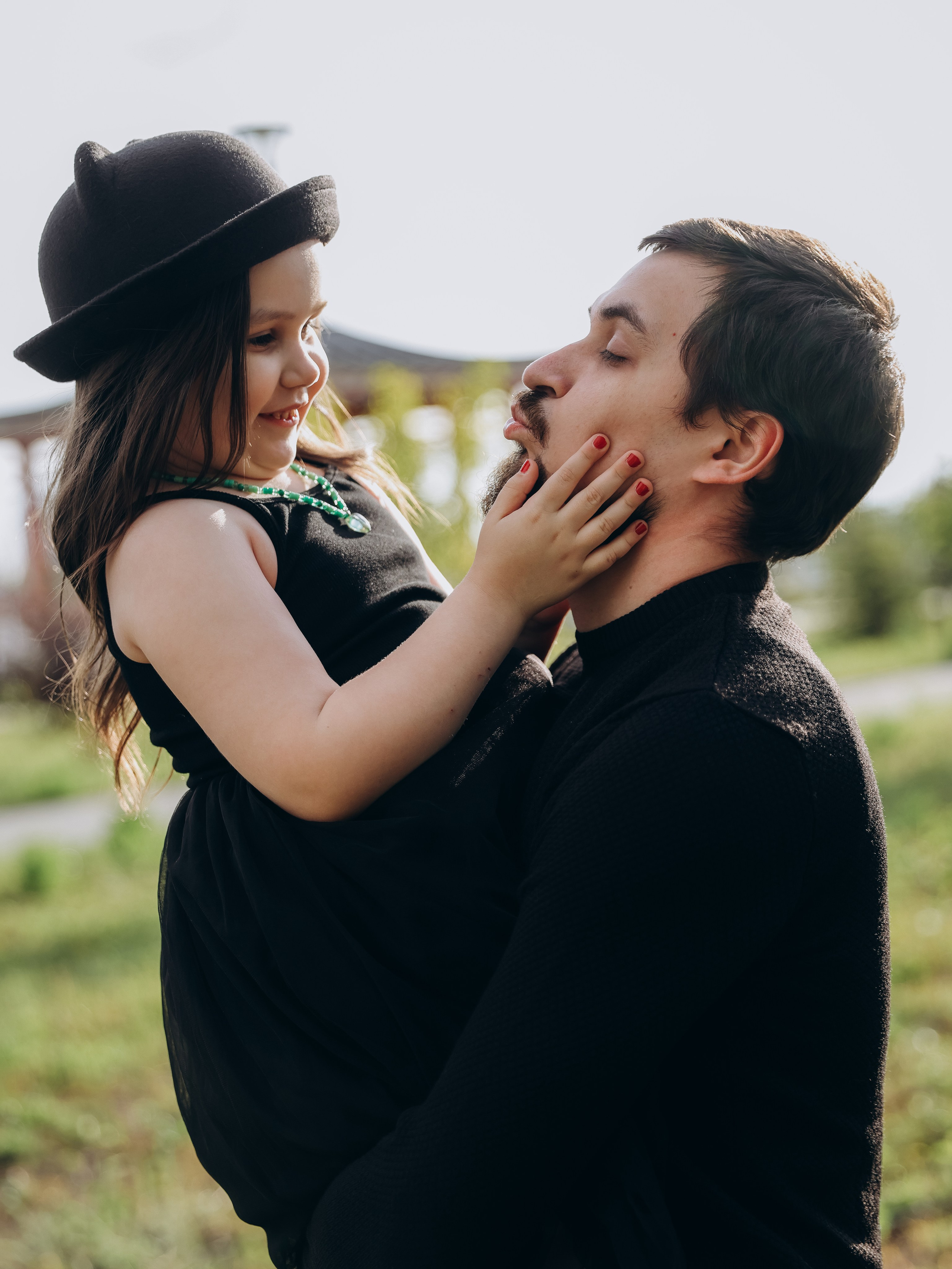 Семья в черном. Мультифотограф Динара Ахмедзянова