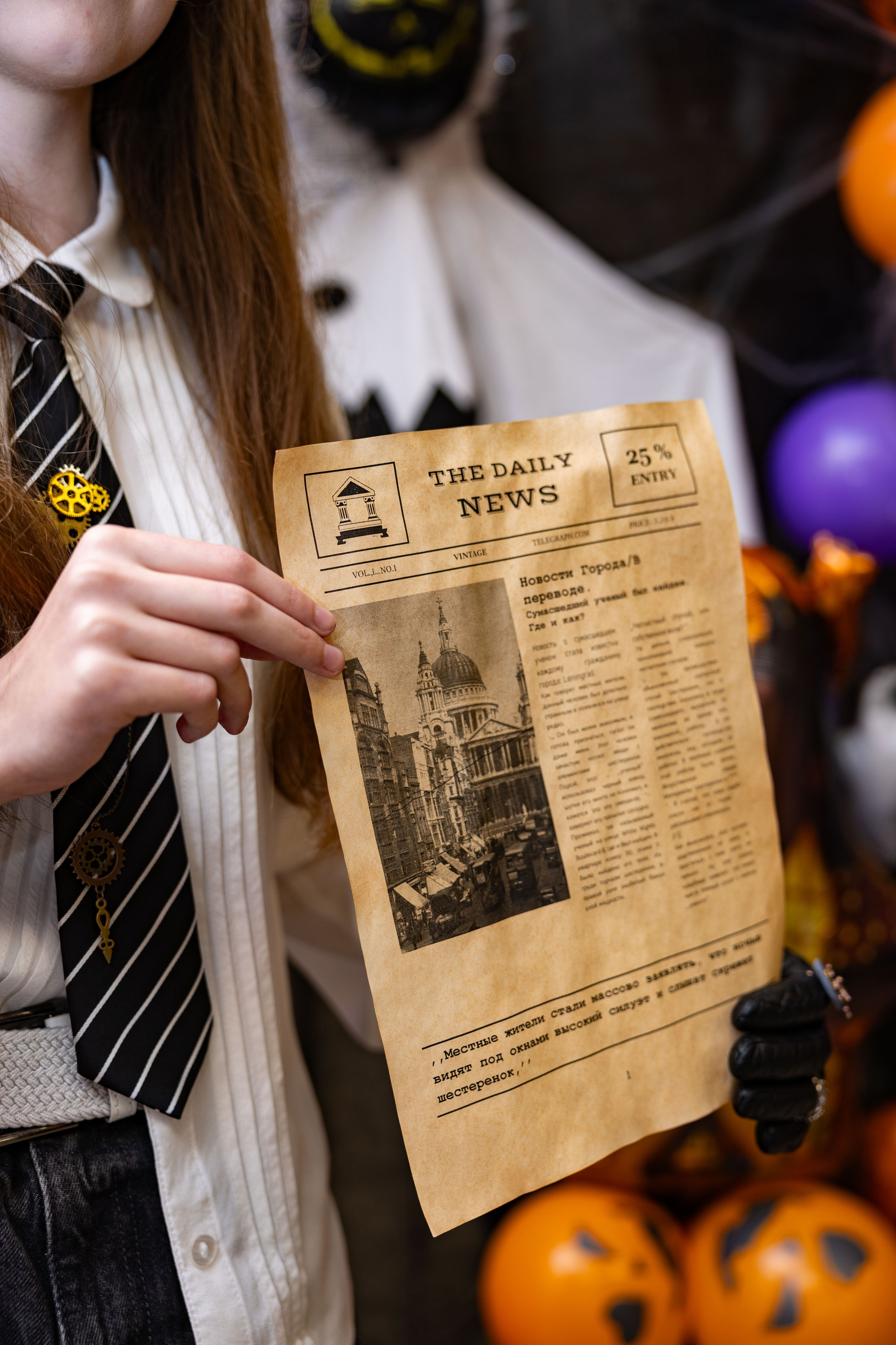 Хеллоуин в школе. Фотограф/видеограф в Санкт-Петербурге Динара Гольдина