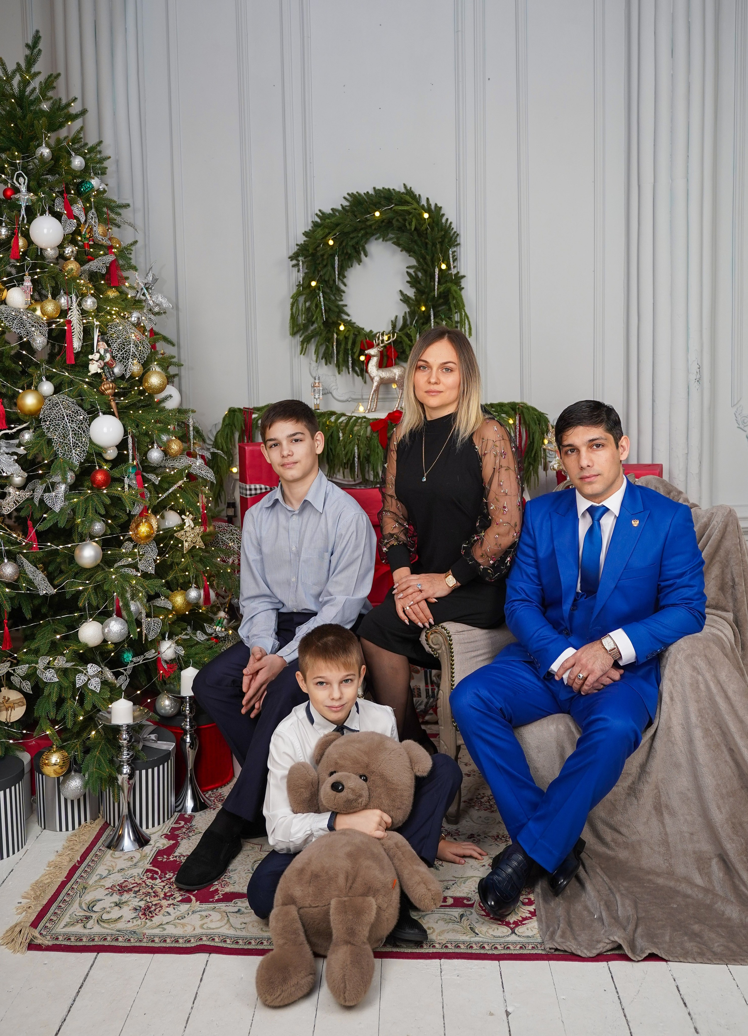 Новогодняя семейная фотосессия. Фотограф Новороссийск | Геленджик и ЮФО Эльвина Ясинская