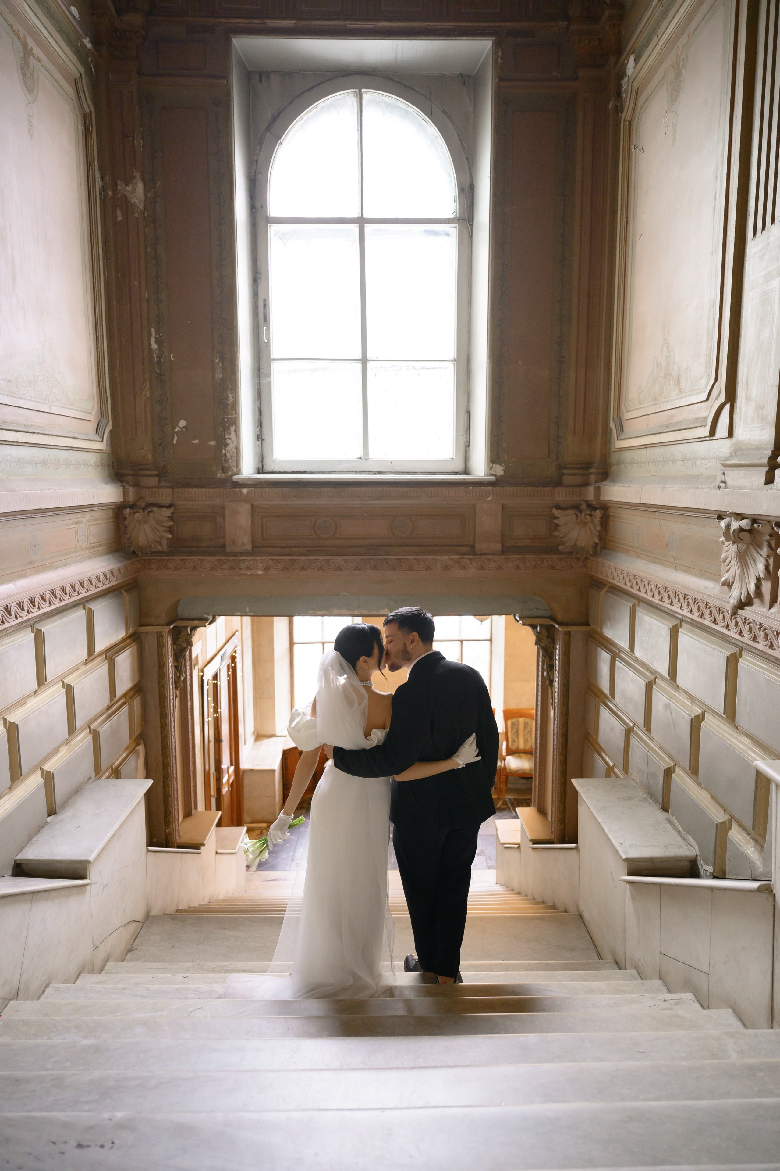 Свадьба для двоих в Москве. Грибоедовский ЗАГС и фотостудия 21 Kult. Semerlina.ru