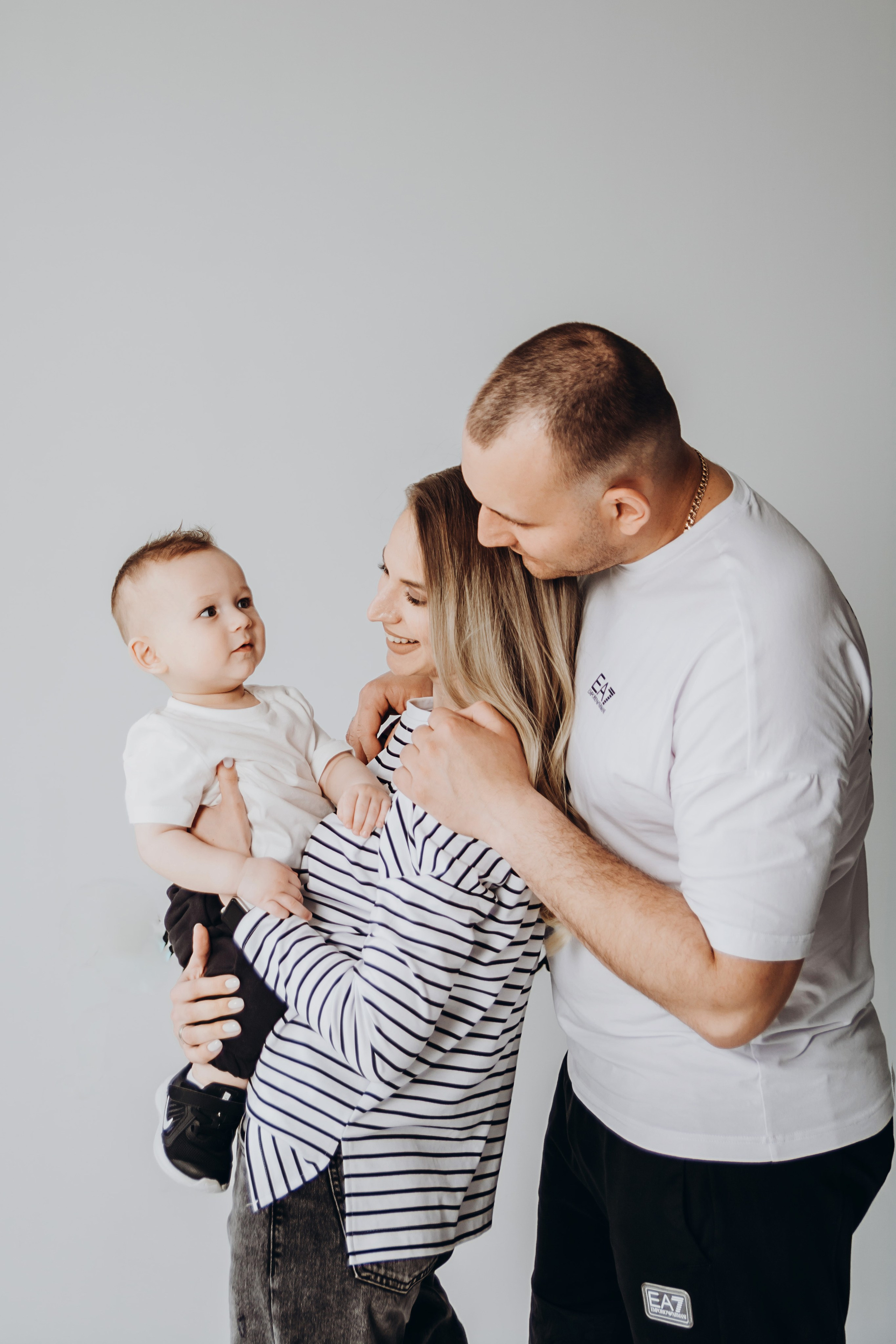 Годик Ростиславу в стиле «минимализм». Семейный и детский фотограф Кущ Наташа