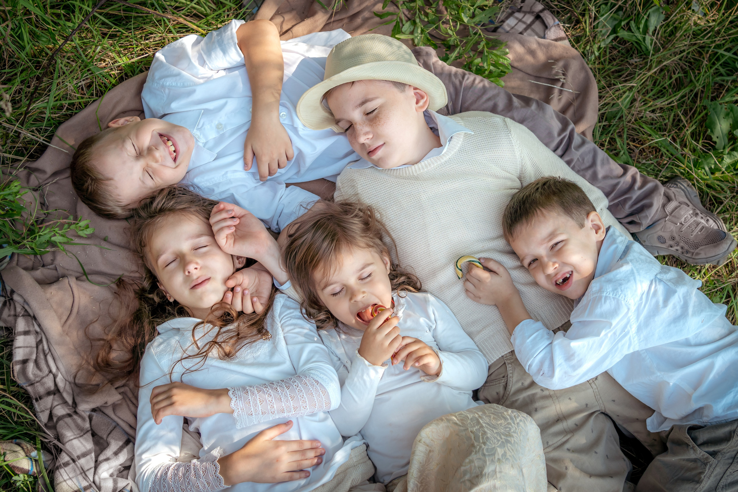Екатерина с детьми. Семейный фотограф Варвара Сорока в городе Москве