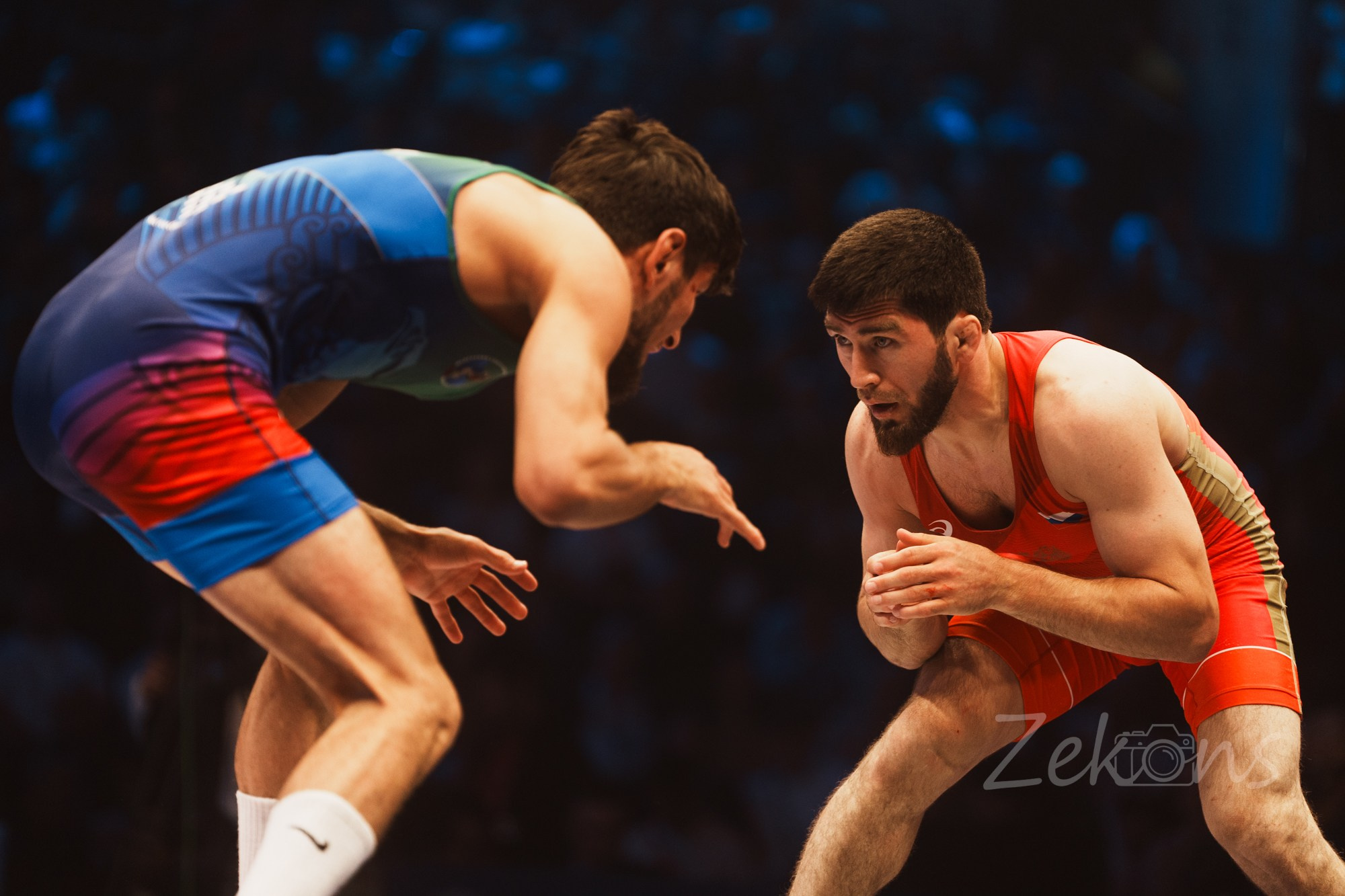Чемпионат России по вольной борьбе 2025 (Москва). Zekons. Фото, видео, нейросети
