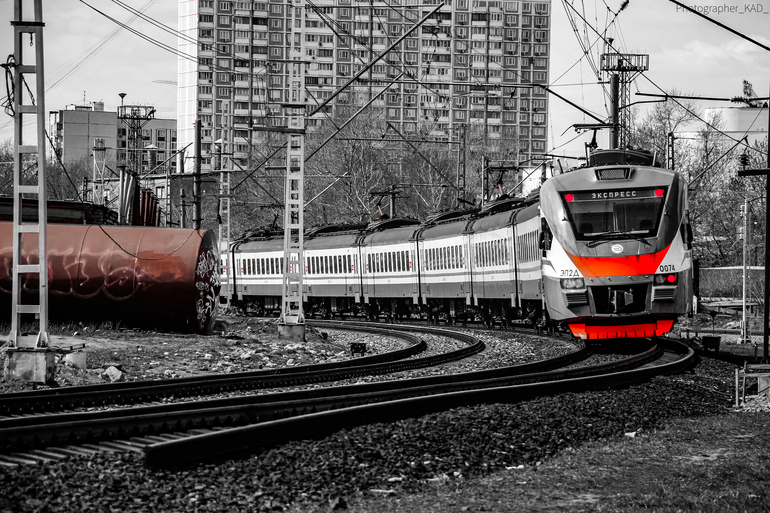 Железная дорога. Photographer K.A.D