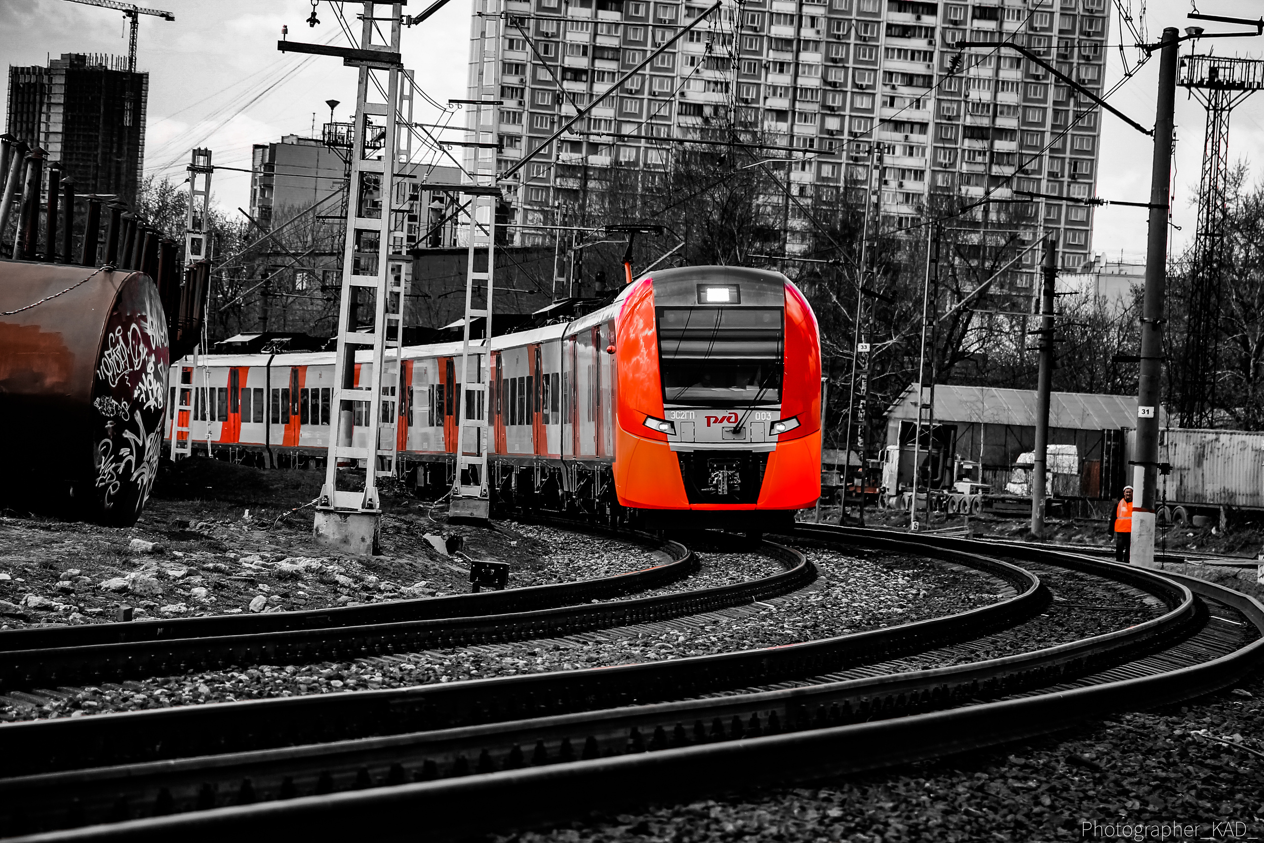 Железная дорога. Photographer K.A.D