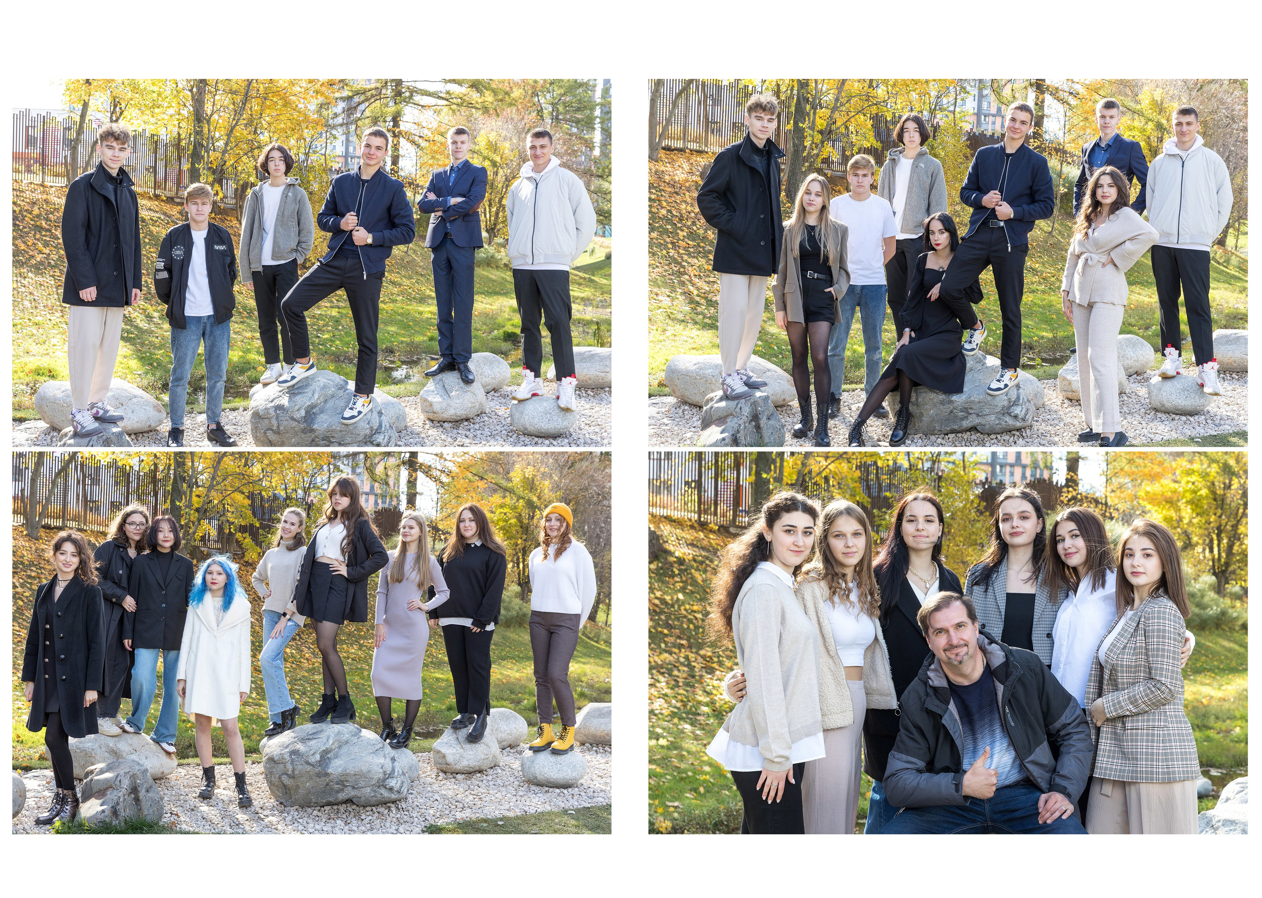Осенняя съемка старшие классы. Школьный фотограф в Москве Семенова Ирина