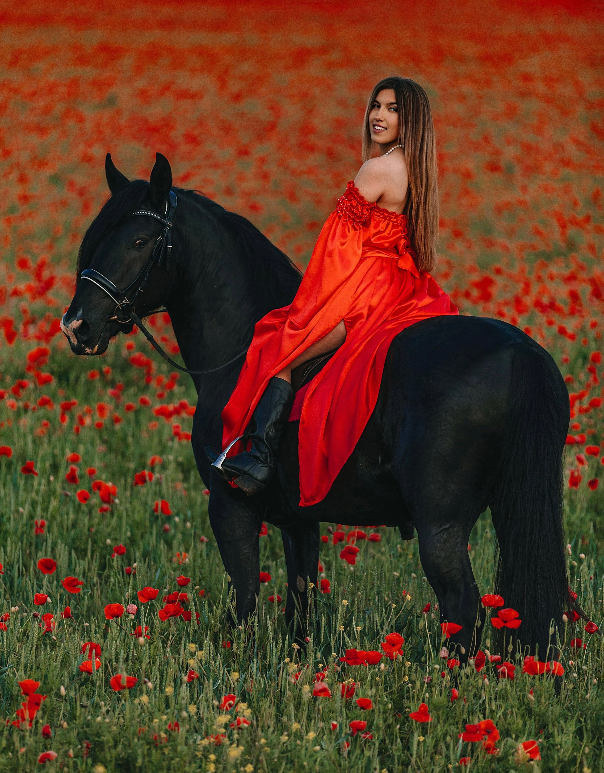 Маковые поля. Конный и театральный фотограф Анапа