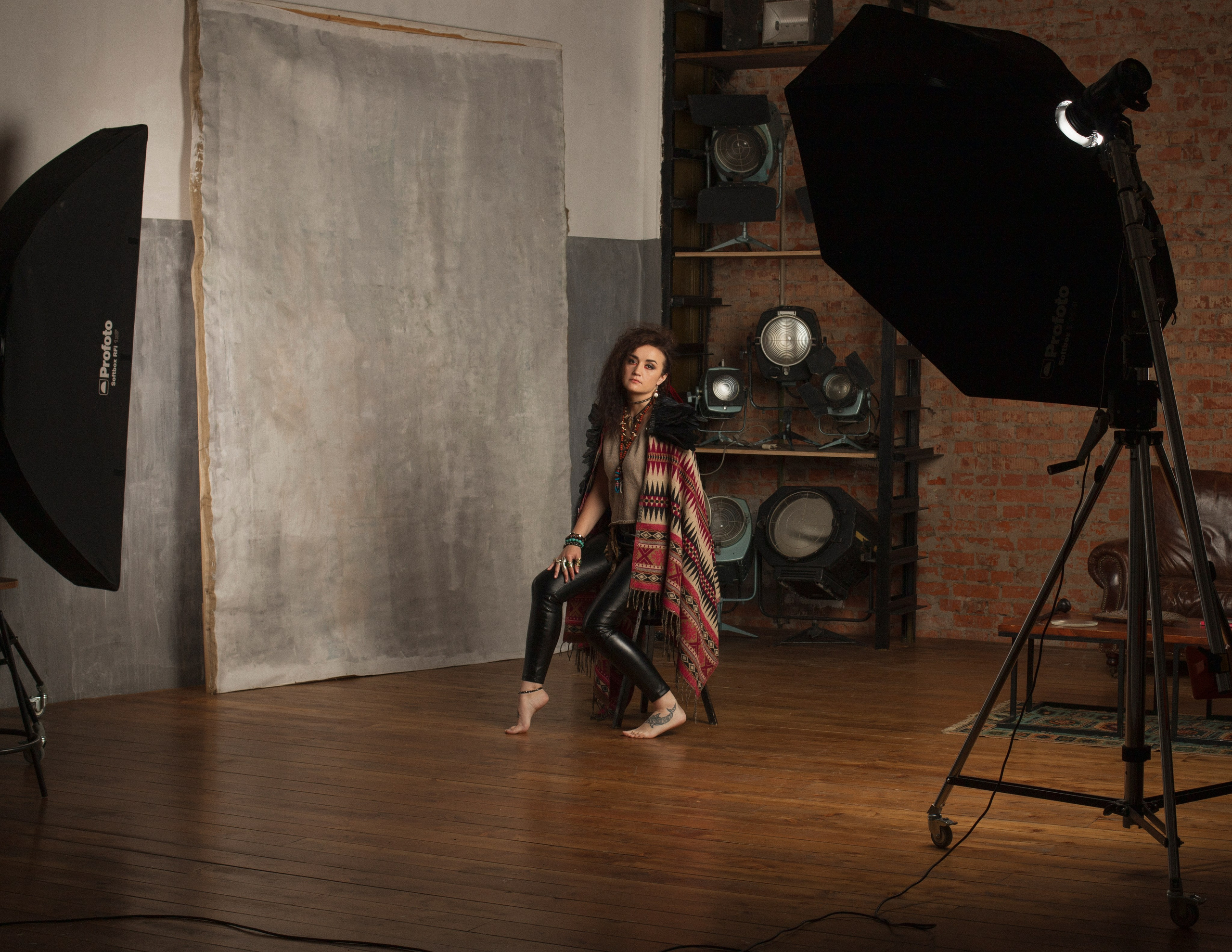 Дикая рокерша. Необычные портретные фотосессии под ключ в Москве