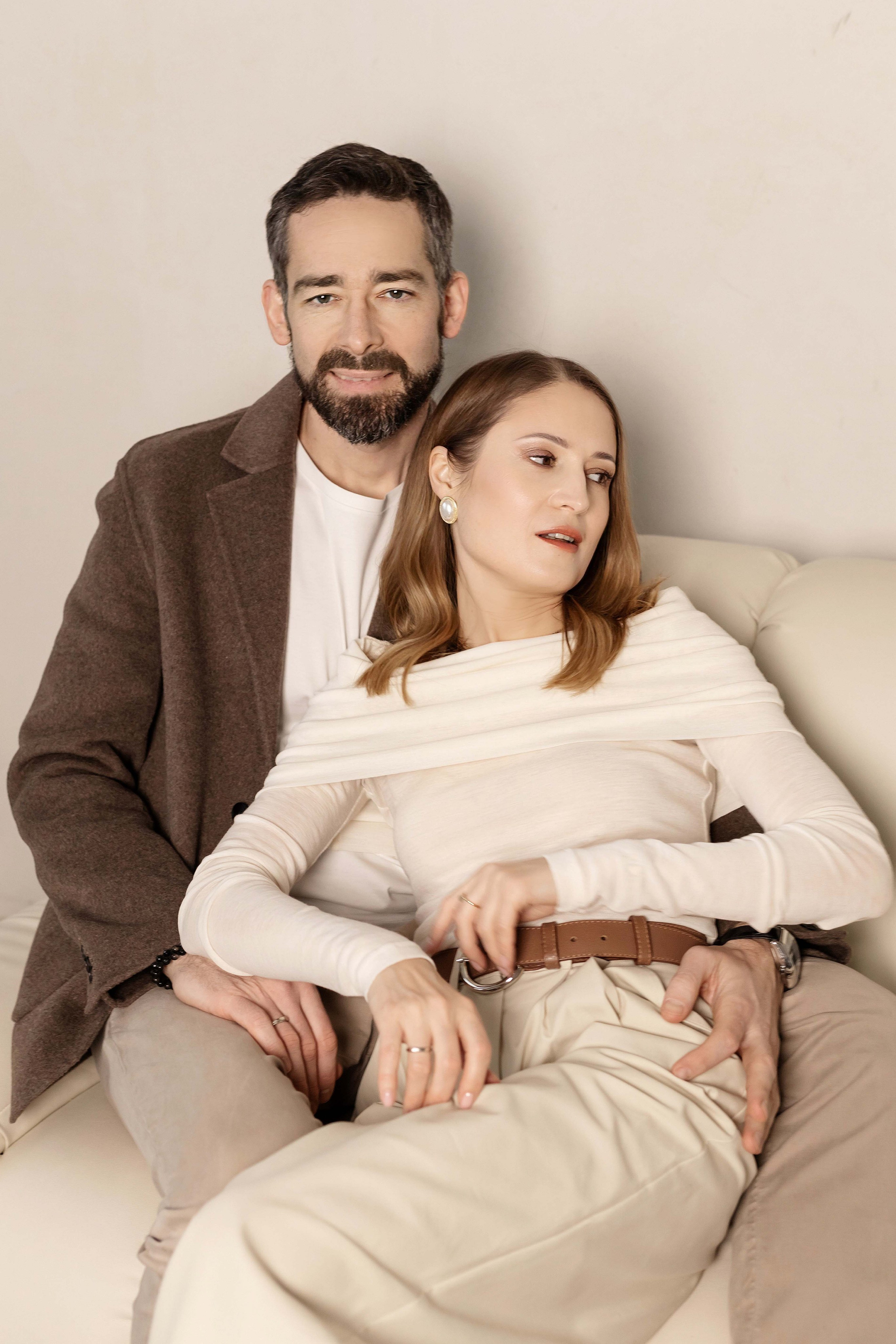 Анна, Никита и дочери. Фотограф в Москве Ксения Мокрушина | Brand & Women photographer