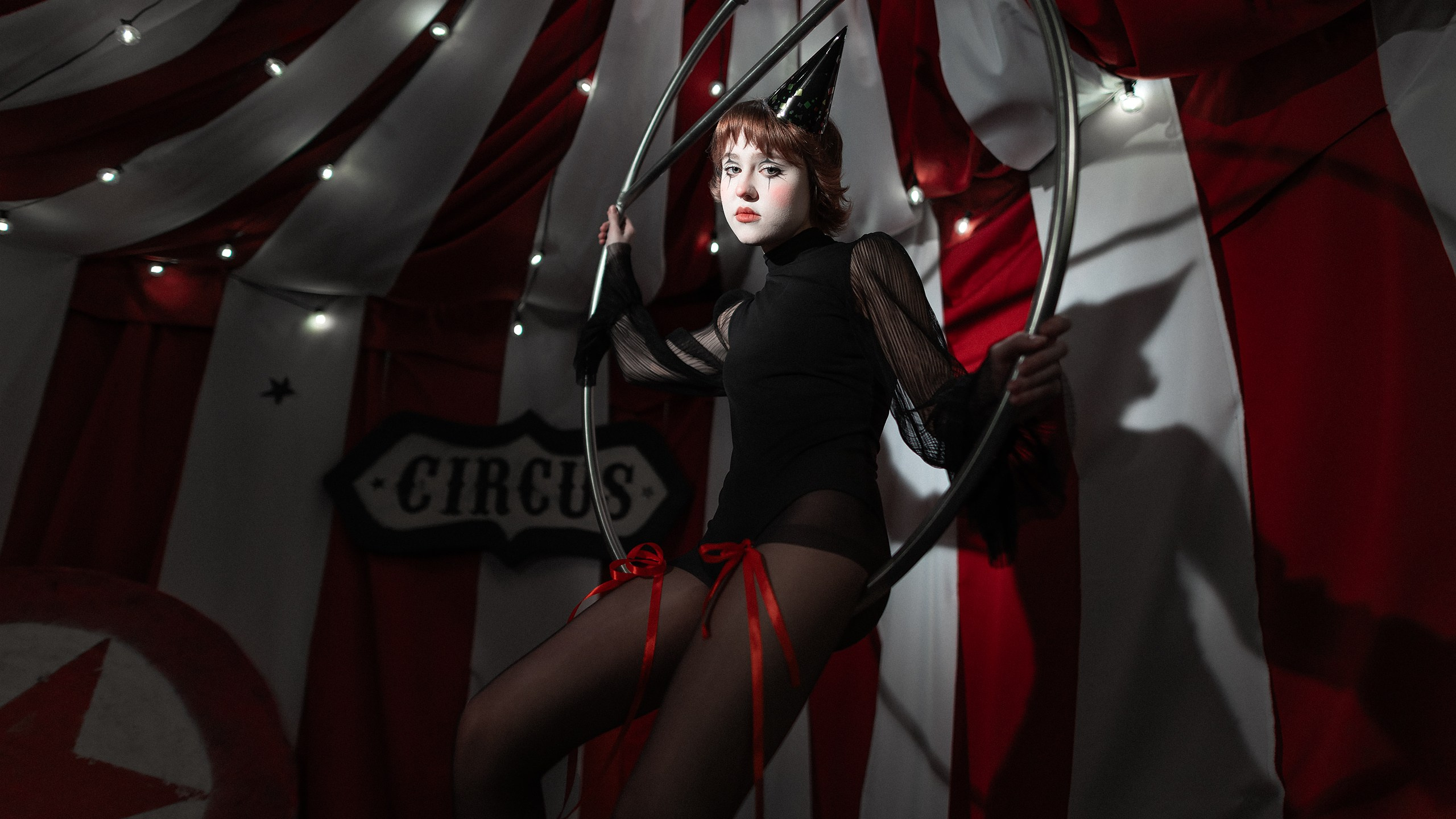 Милана, клоун. Фотограф Никита Локтионов Москва