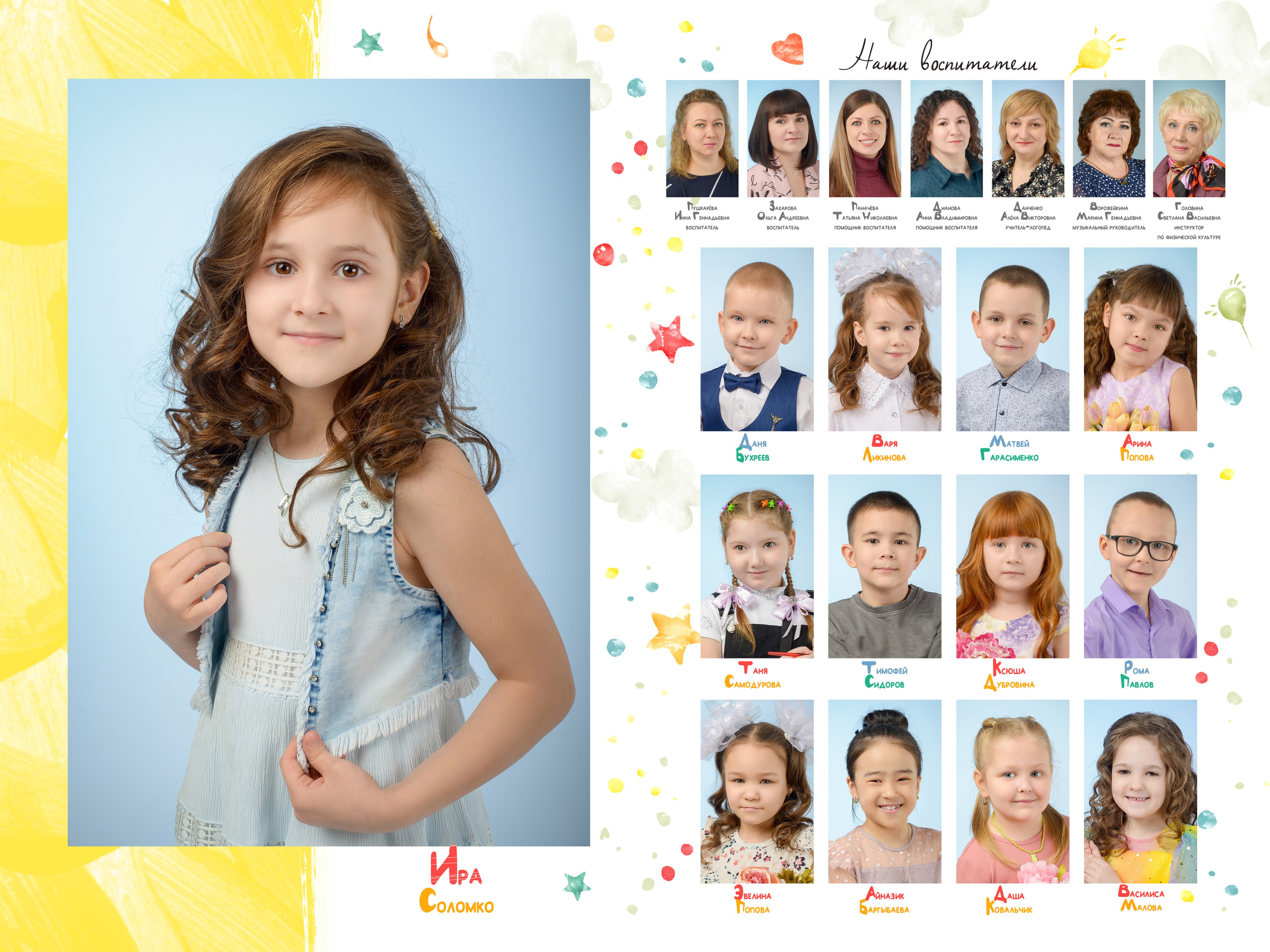 Альбом на 1 разворот. Татьяна Гойда портретный и семейный фотограф Ленск. Выпускные альбомы