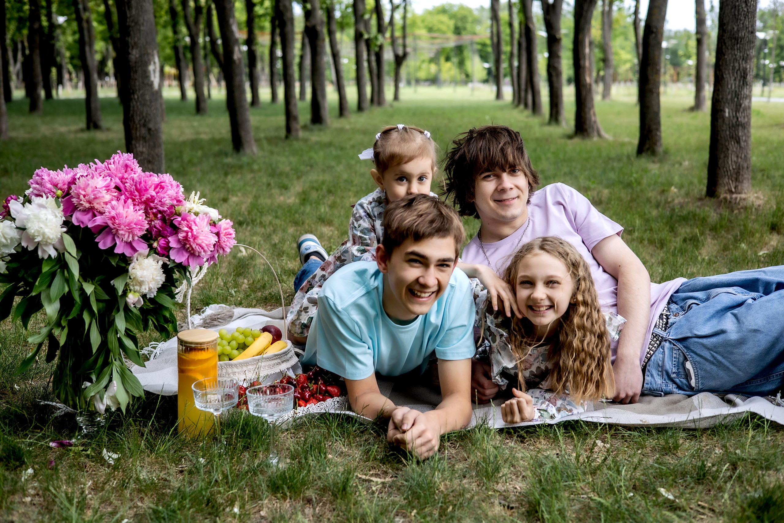Семейный пикник. Фотограф Надежда Лукьянова