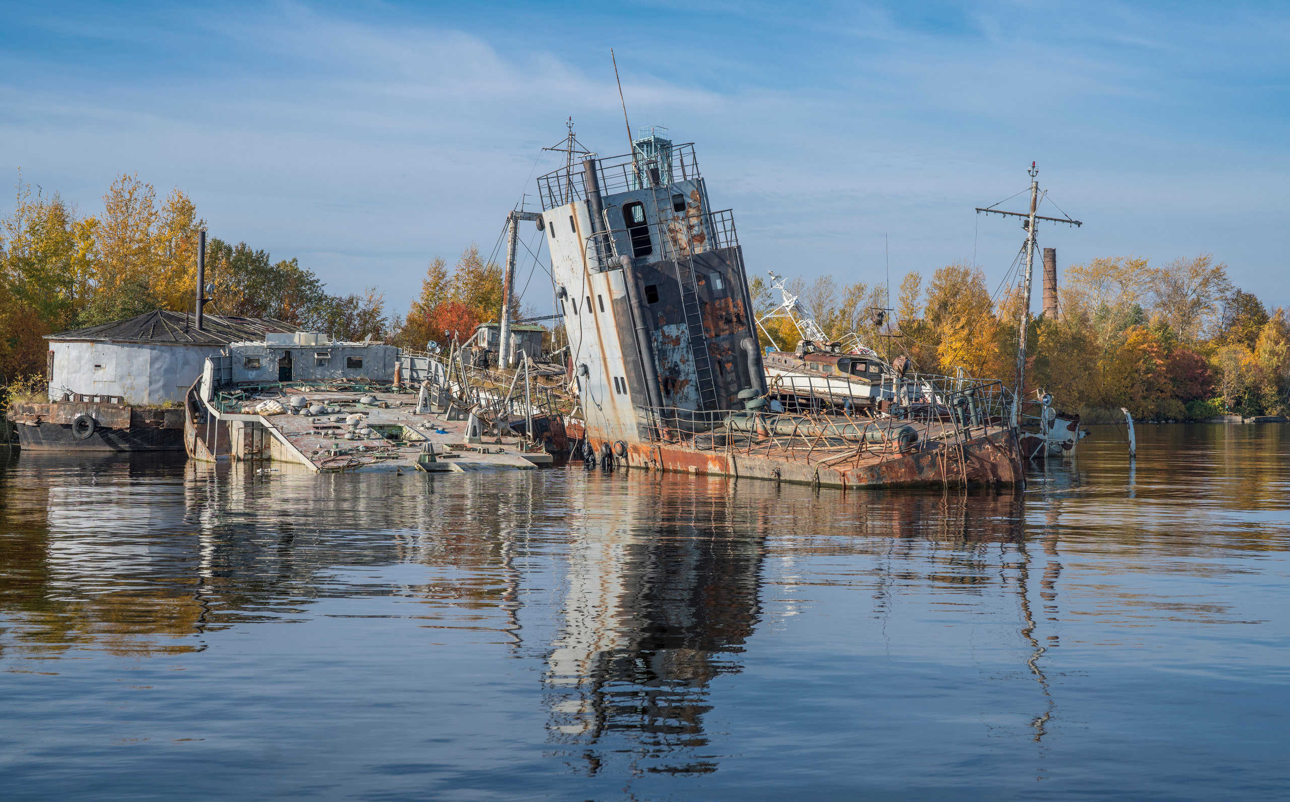 Питер. Кронштадт. Форты (октябрь 2018). Фотограф Сергей Танков