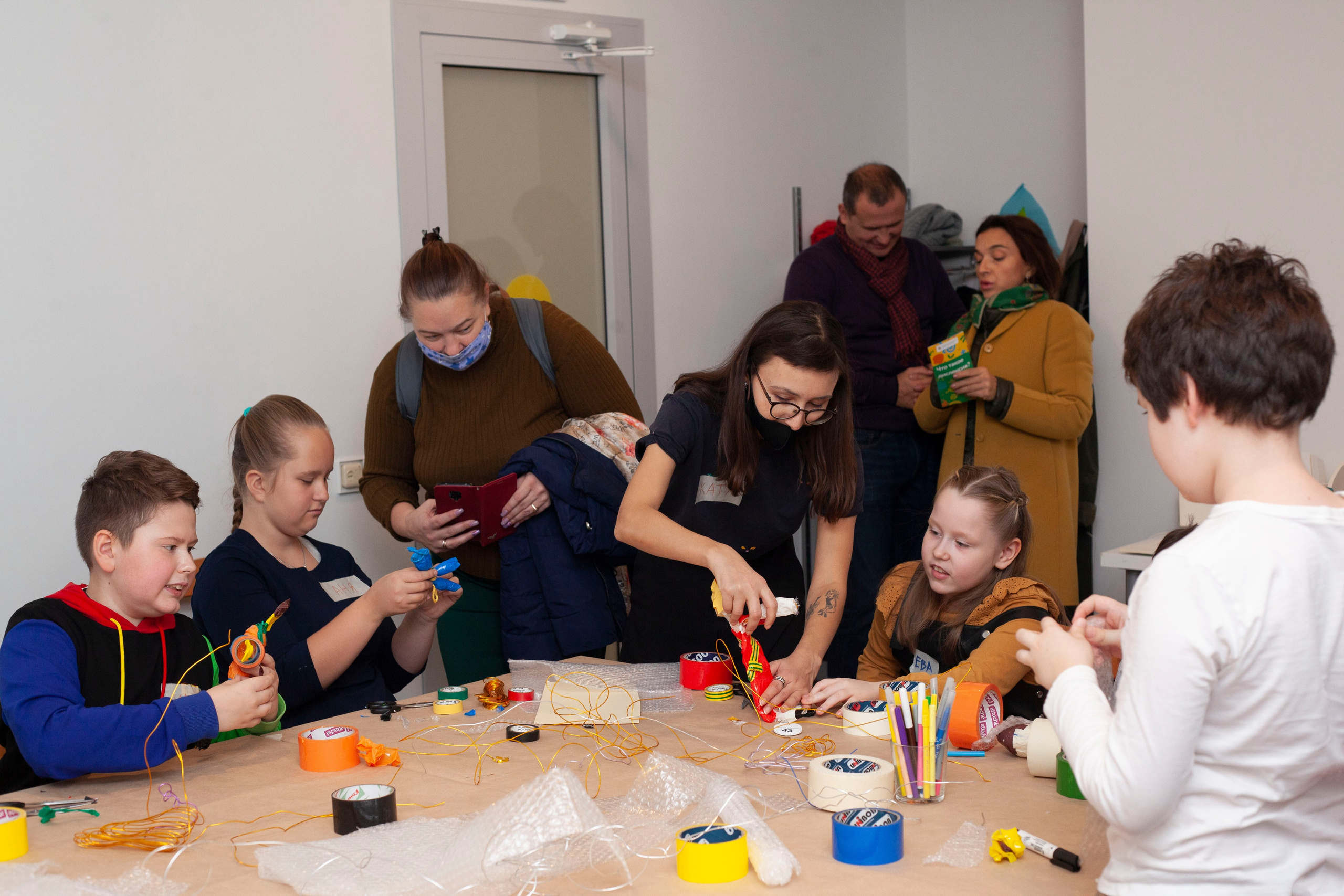 Детский мастер-класс в ММОМА. Stanislav Baryshev — People. Emotions. Atmosphere