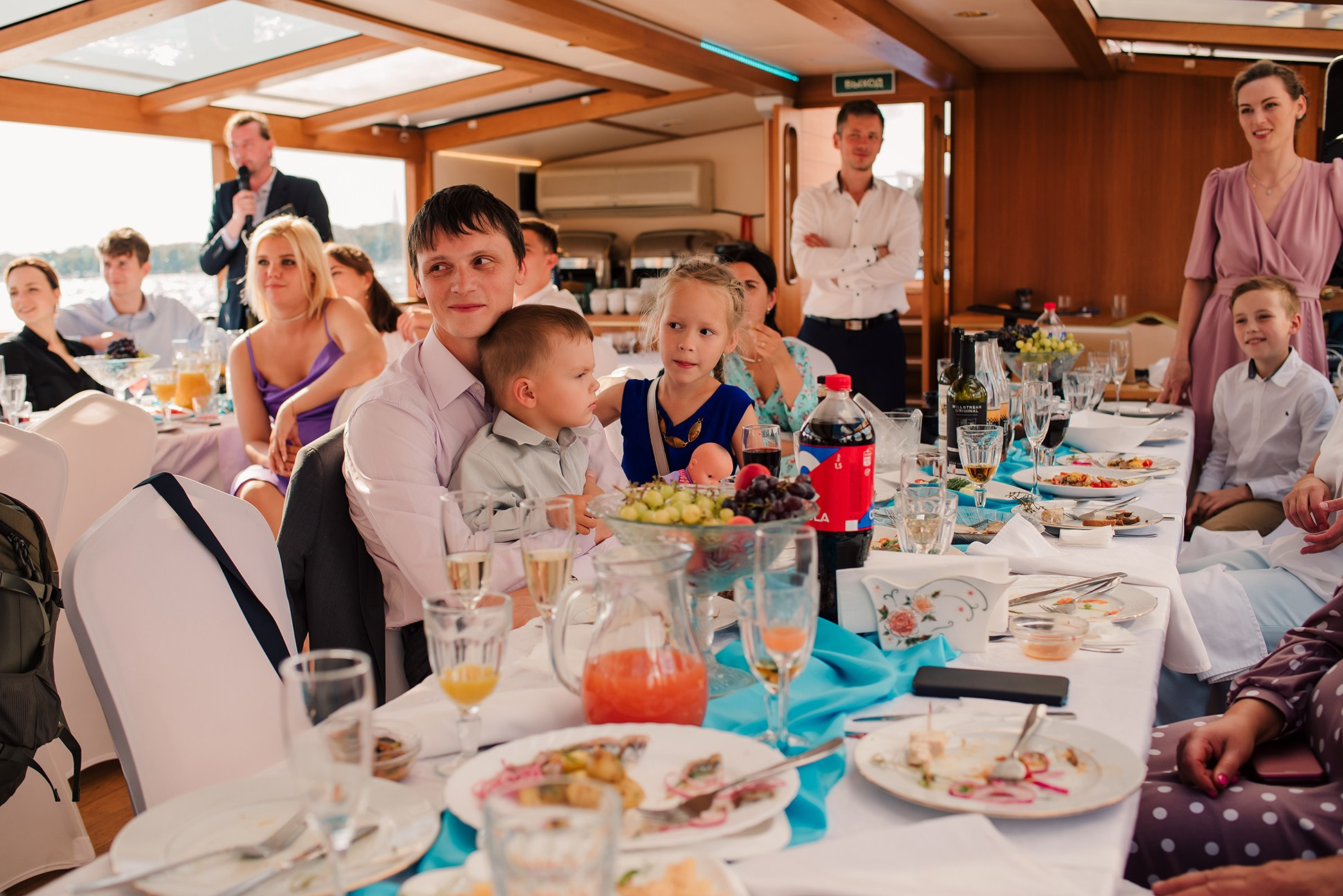 Юля и Андрей. Банкет на воде. Семейный и Свадебный фотограф. Санкт-Петербург. Пушкин