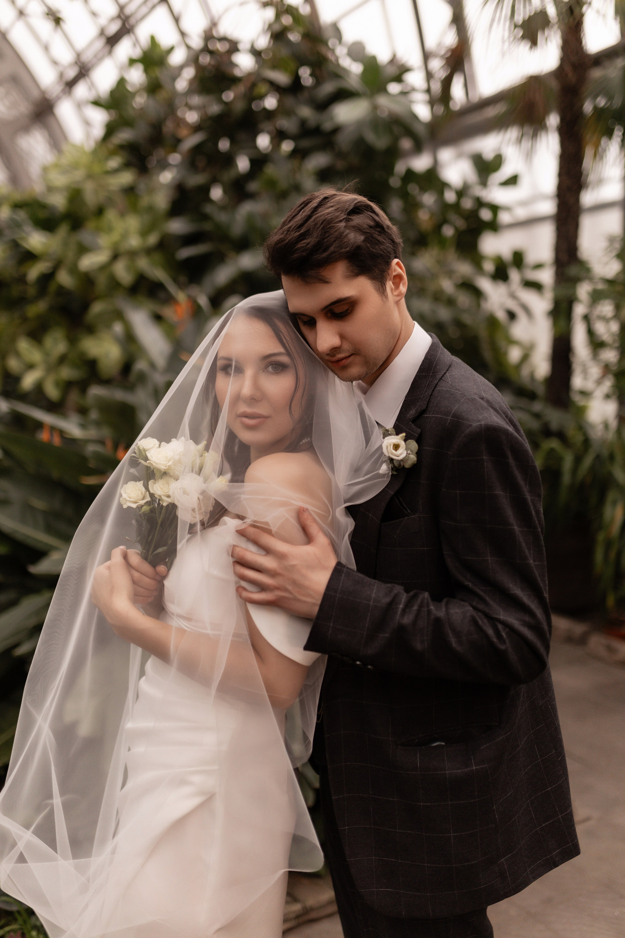 Бажена+Дмитрий Оранжерея. Фотограф в Санкт-Петербурге