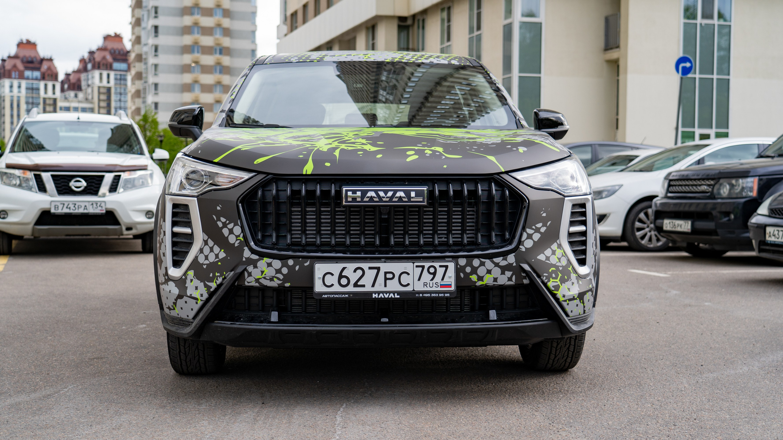 Винилография на Haval Jolion. Студия дизайна и оклейки авто Barmaley Design