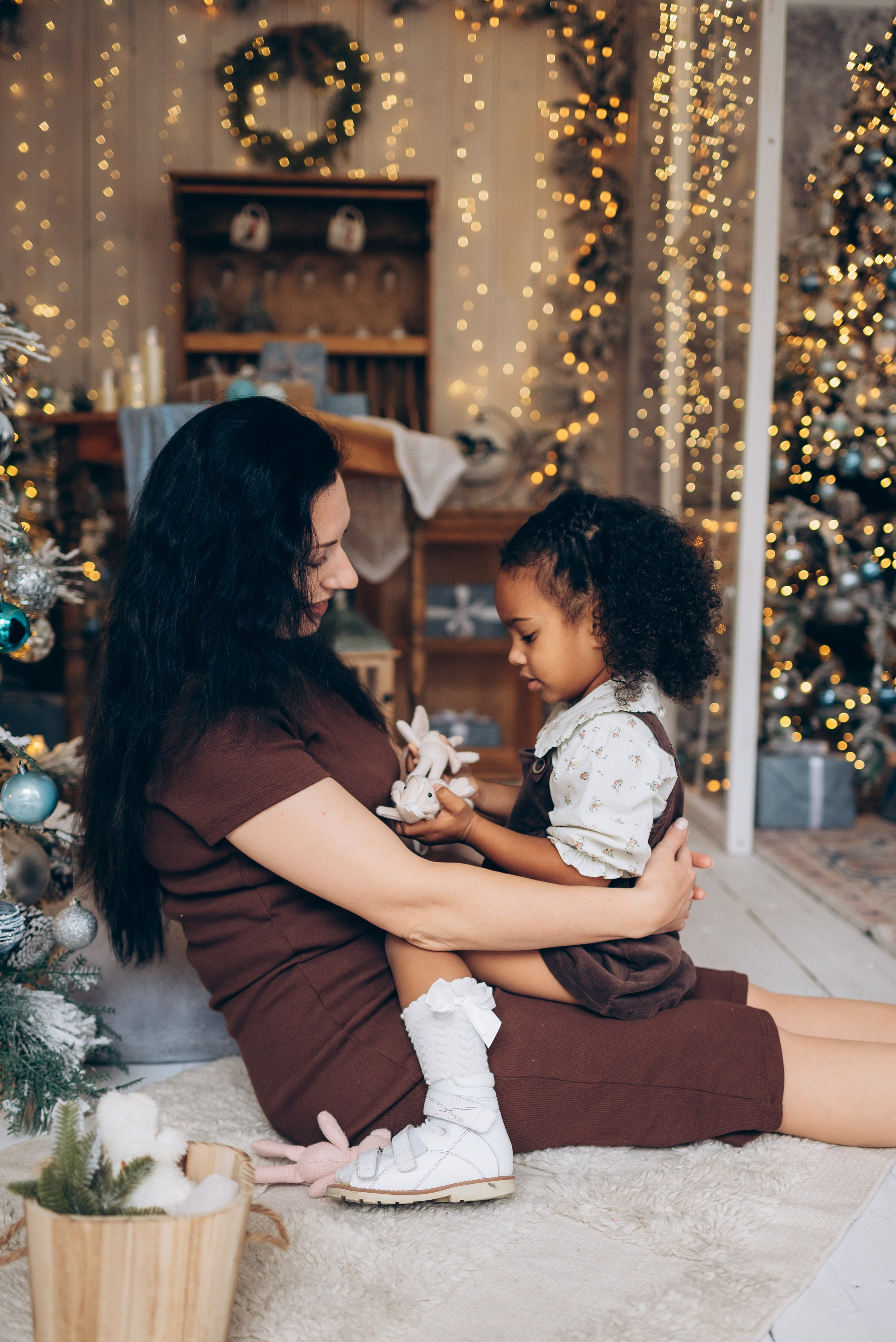 Новый год Наталья с дочкой. Семейный фотограф в Тюмени Ксения Мязитова