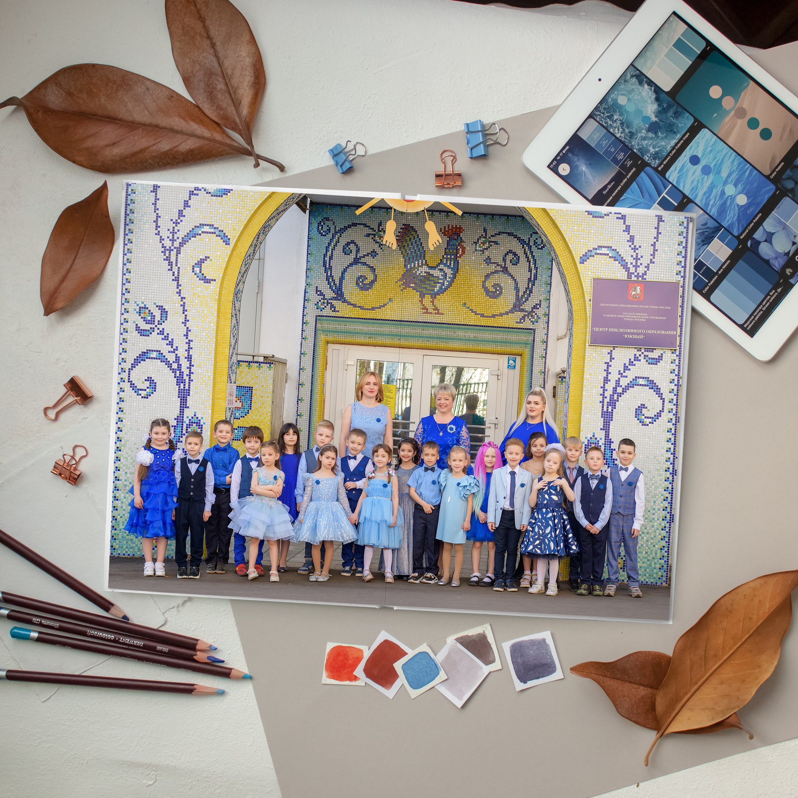 Выпускной альбом "Премиум" для детского сада. Первенцева Елена. Школьный фотограф в Москве и МО