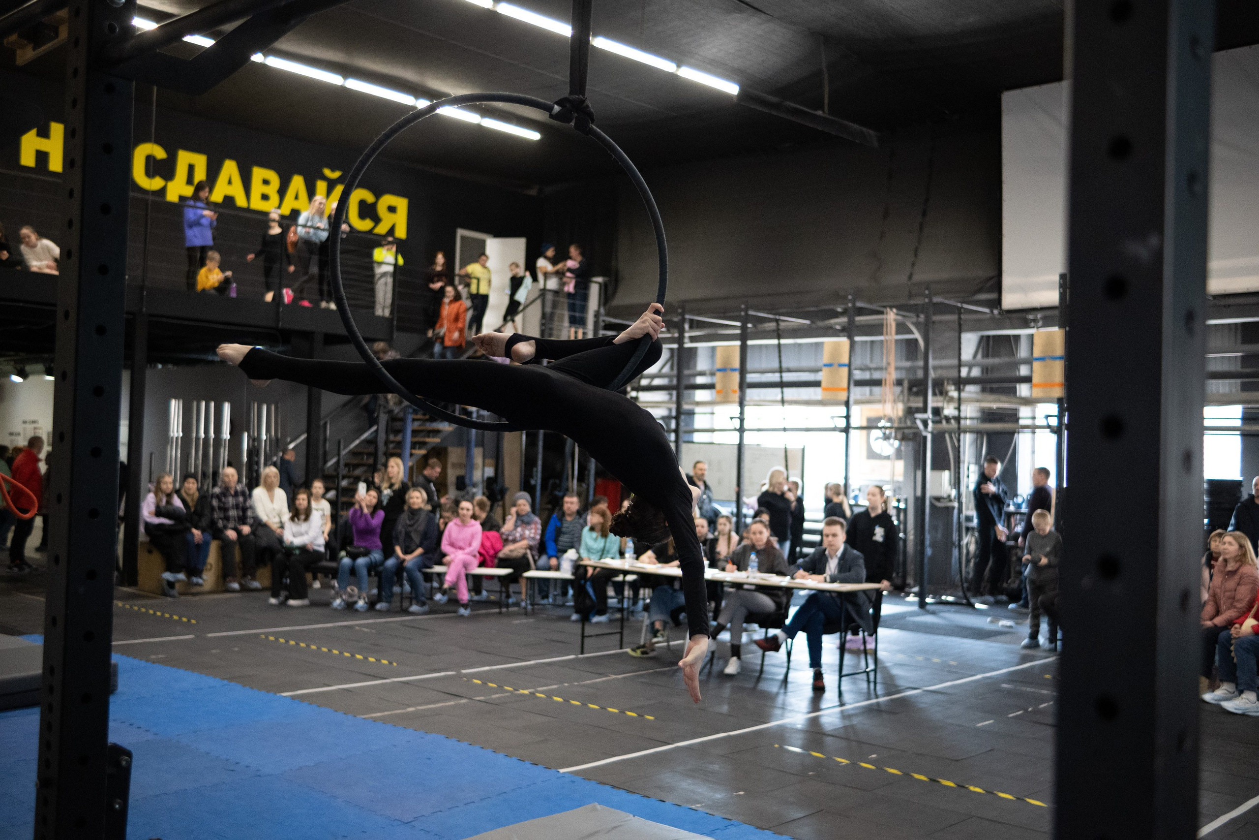 Внутриклубные соревнования по воздушной гимнастике 02.04.23