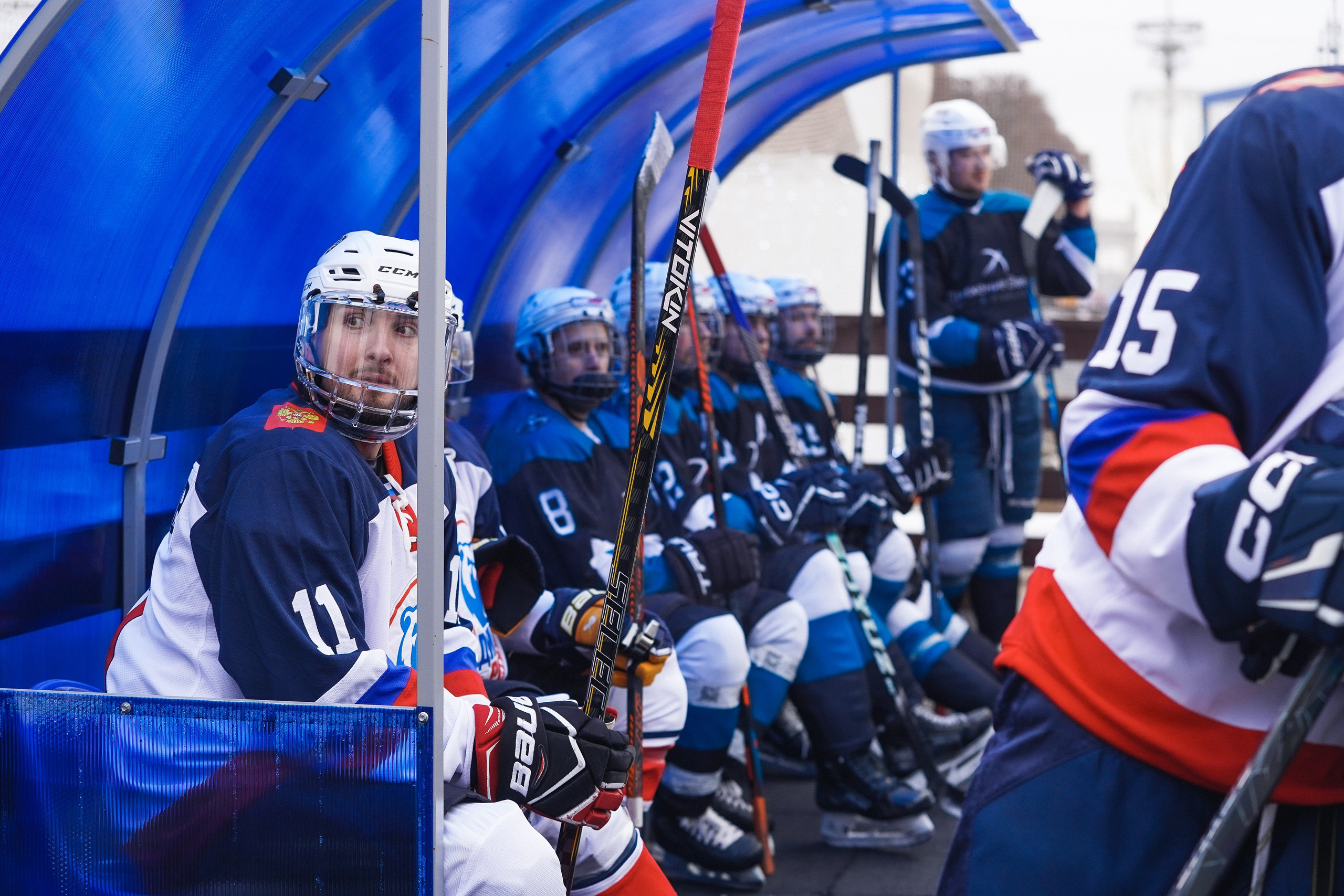 Хоккейный матч на ВДНХ. Анна, фотограф Москва, Зеленоград