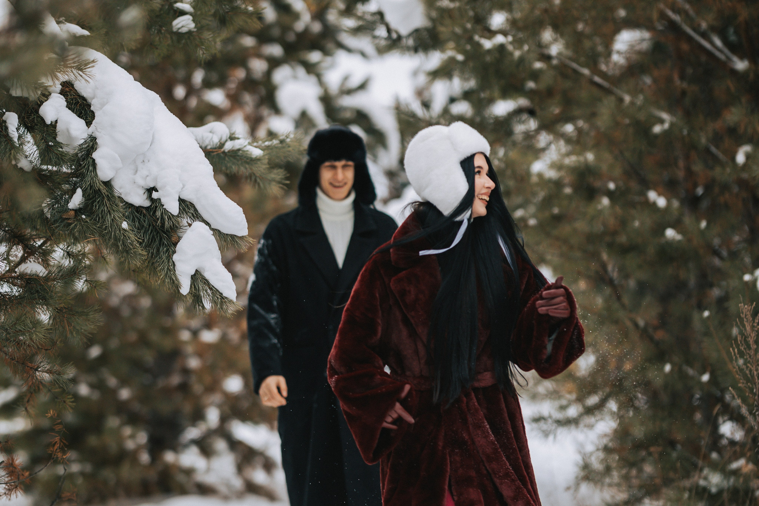 Зимняя прогулка. Свадебный и семейный фотограф в Екатеринбурге Бондаренко Евгений