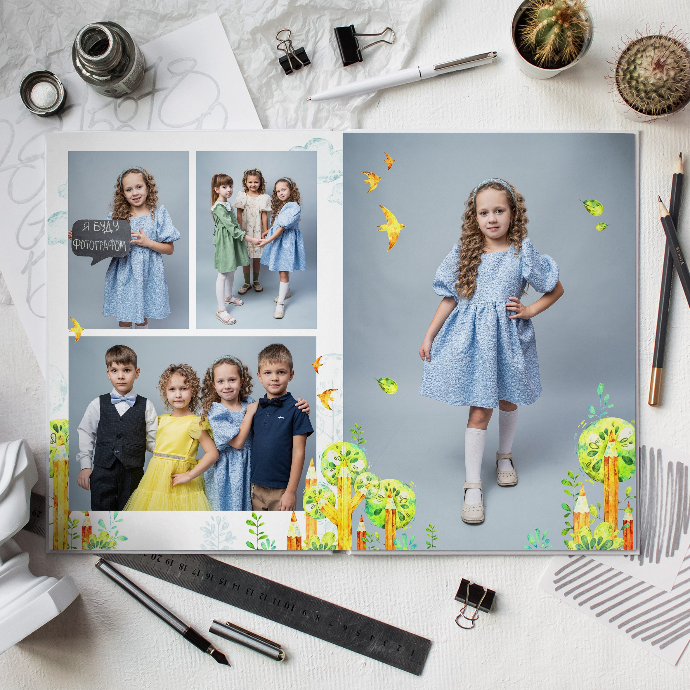 Выпускные альбомы. Детский сад. Фотограф Ольга Шупель