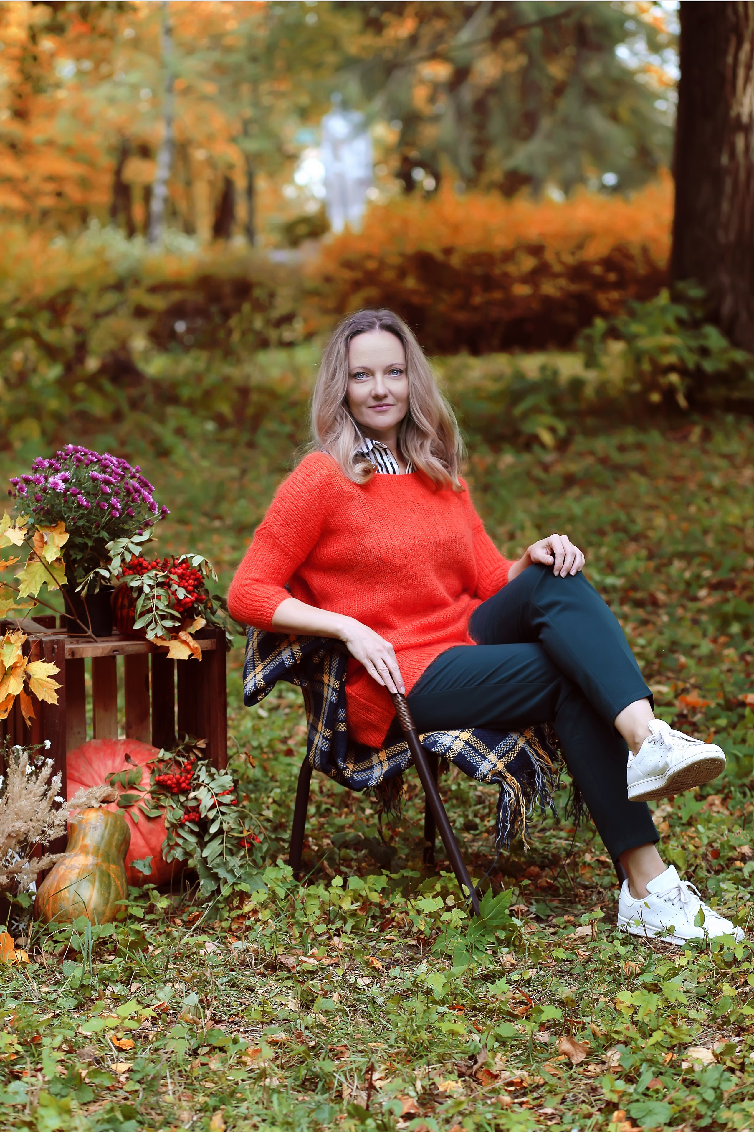 Наталья и осень. Школьный и детский фотограф Старожилово
