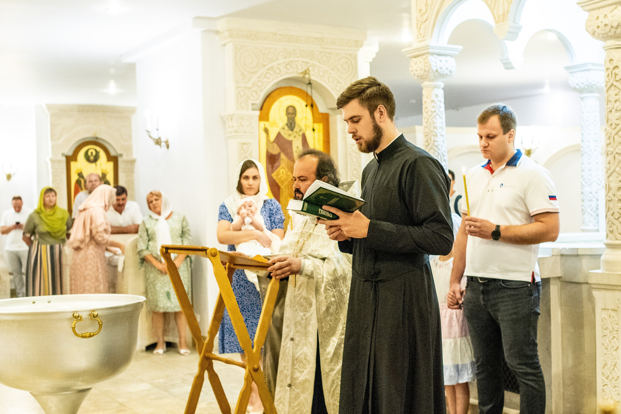 Крещении Ксении. Фотограф Юлия Попова
