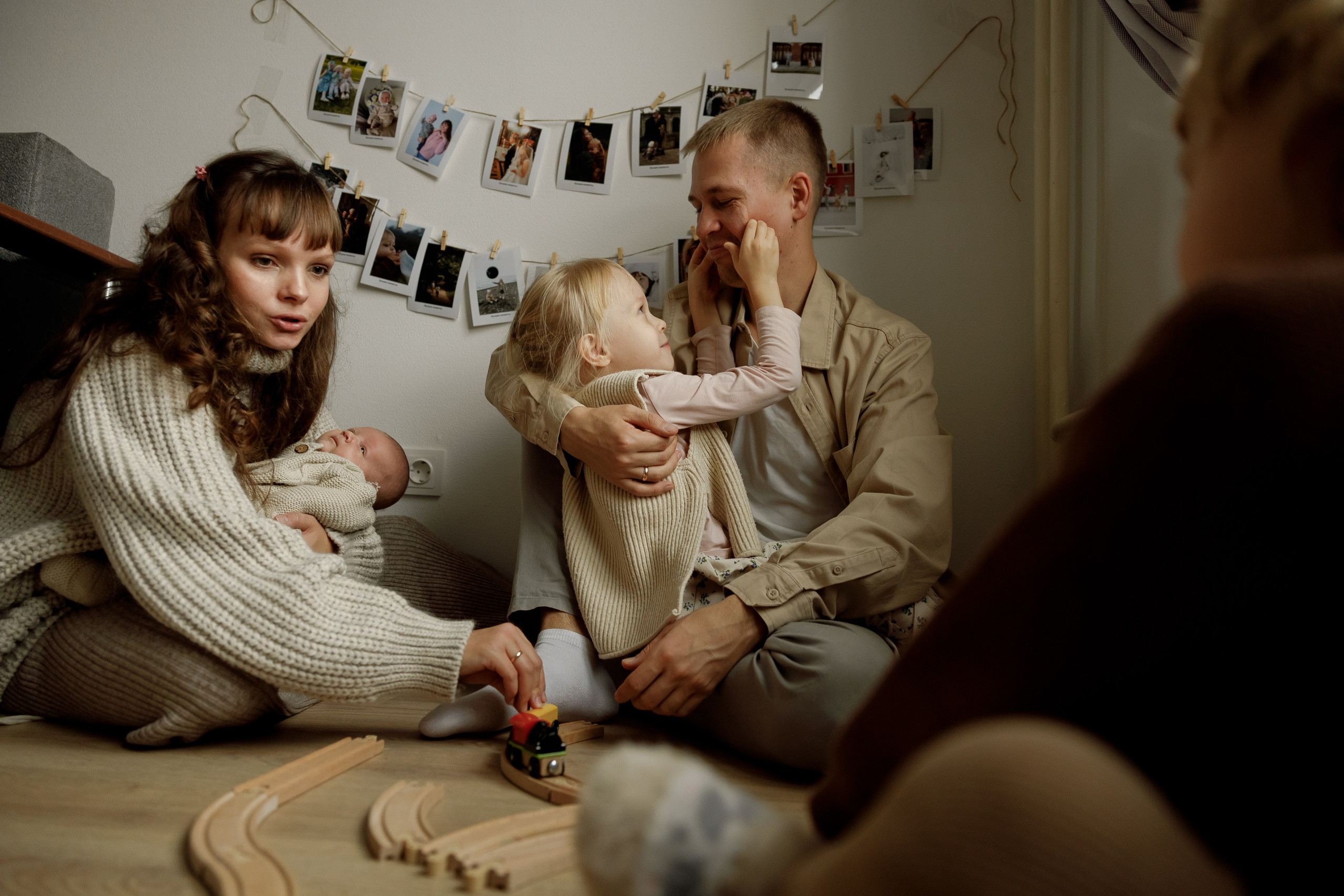 Домашняя семейная съёмка. Фотограф Москва